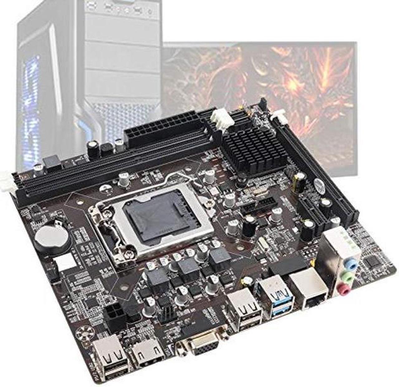 Alt view image 3 of 4 - LGA 1155 Motherboard,Desktop Computer Motherboard USB3.0 SATA Mainboard,Support VGA + HDMI Dual Output for Intel B75