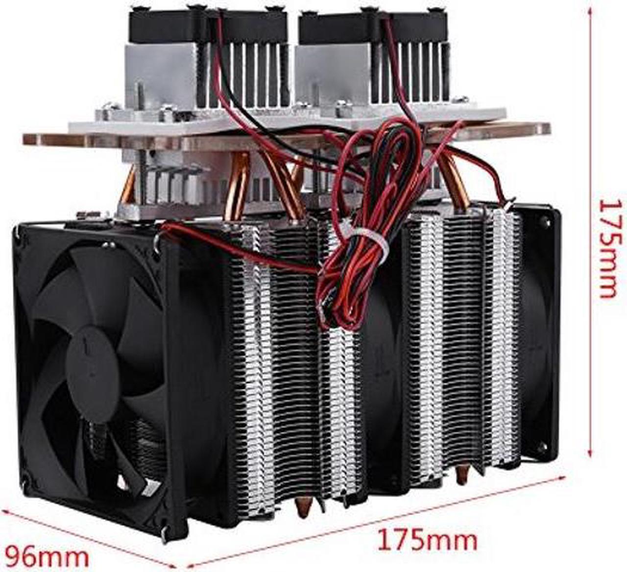 Alt view image 3 of 5 - Thermoelectric Peltier Cooling Fan System with Dehumidification Function for Small Refrigerator & Air Conditioning