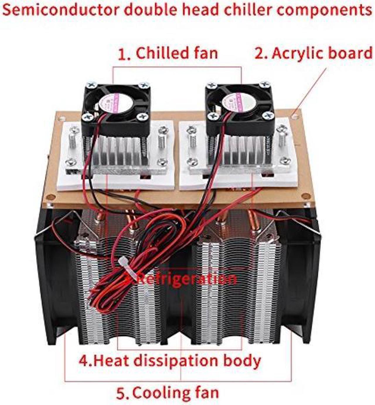 Alt view image 4 of 5 - Thermoelectric Peltier Cooling Fan System with Dehumidification Function for Small Refrigerator & Air Conditioning