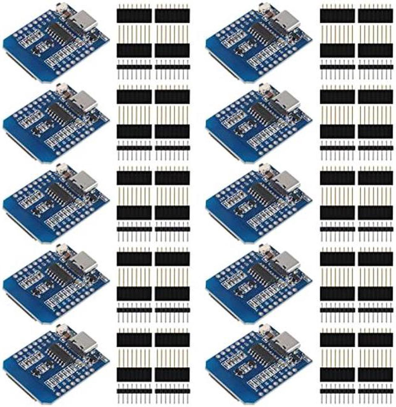Main image of Type-C ESP8266 ESP-12 ESP-12F NodeMcu Mini D1 Module WeMos Lua 4M Bytes WLAN WiFi Internet Development Board Base on ESP8266 ESP-12F for Arduino,Compatible with WeMos D1 Mini (10pcs Type-C)