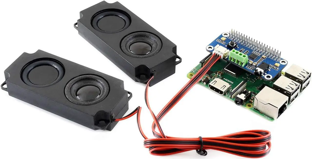 Alt view image 5 of 5 - Audio HAT Module for Raspberry Pi 4B/3B+/3B/2B/B+/A+/Zero/Zero W/Pi Zero WH,WM8960 Hi-Fi Sound Card HAT Stereo CODEC, Play/Record