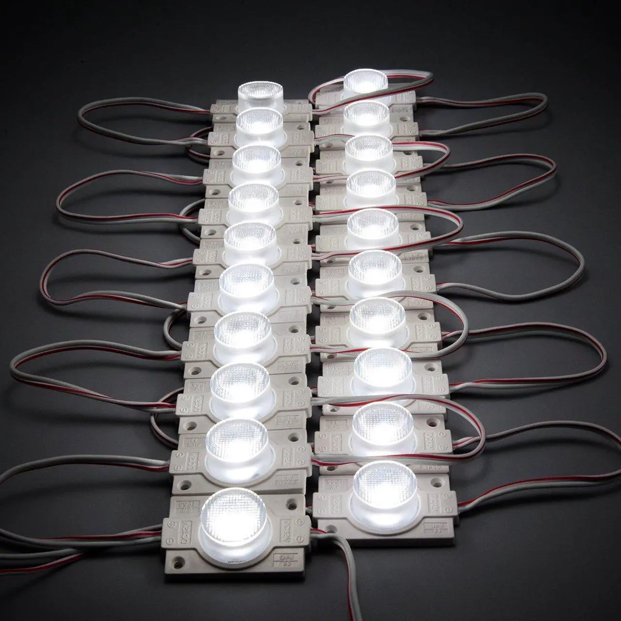 Alt view image 5 of 5 - 12V LED Module with Lens for Light Box 2.0W 6500K White with Power Supply