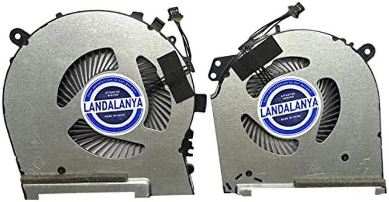 Main image of LANDALANYA Replacement New Laptop CPU and GPU Cooling Fan for HP OMEN 15-DH 15-DH0015NR 15T-DH000 15-DH001NR 15-DH002NR 15-DH0161TX TPN-C143 Series Laptop ND8CC01-18L04/6 ND8CC01-18L05/7 Fan DC12V