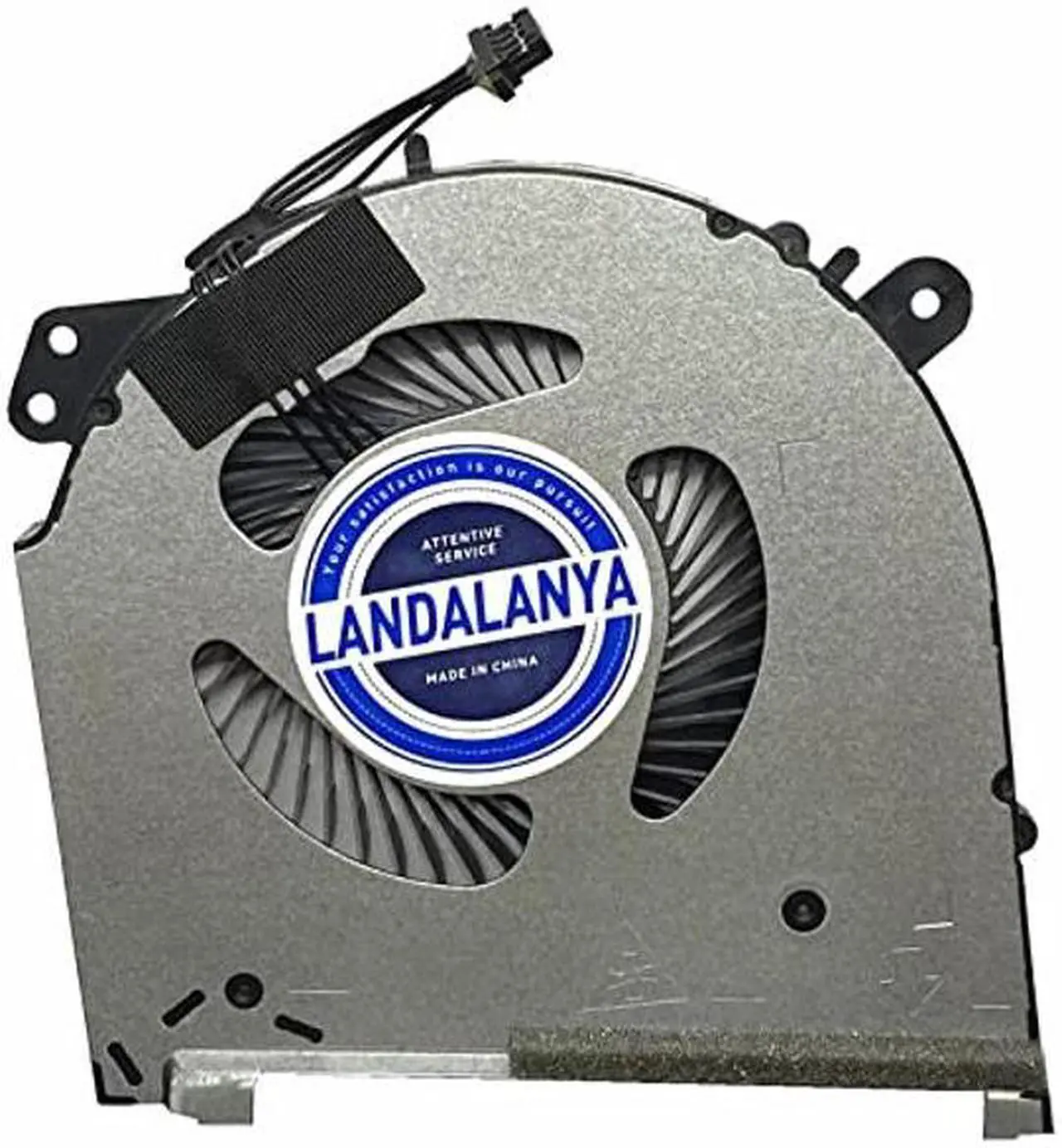 Alt view image 5 of 5 - LANDALANYA Replacement New Laptop CPU and GPU Cooling Fan for HP OMEN 15-DH 15-DH0015NR 15T-DH000 15-DH001NR 15-DH002NR 15-DH0161TX TPN-C143 Series Laptop ND8CC01-18L04/6 ND8CC01-18L05/7 Fan DC12V