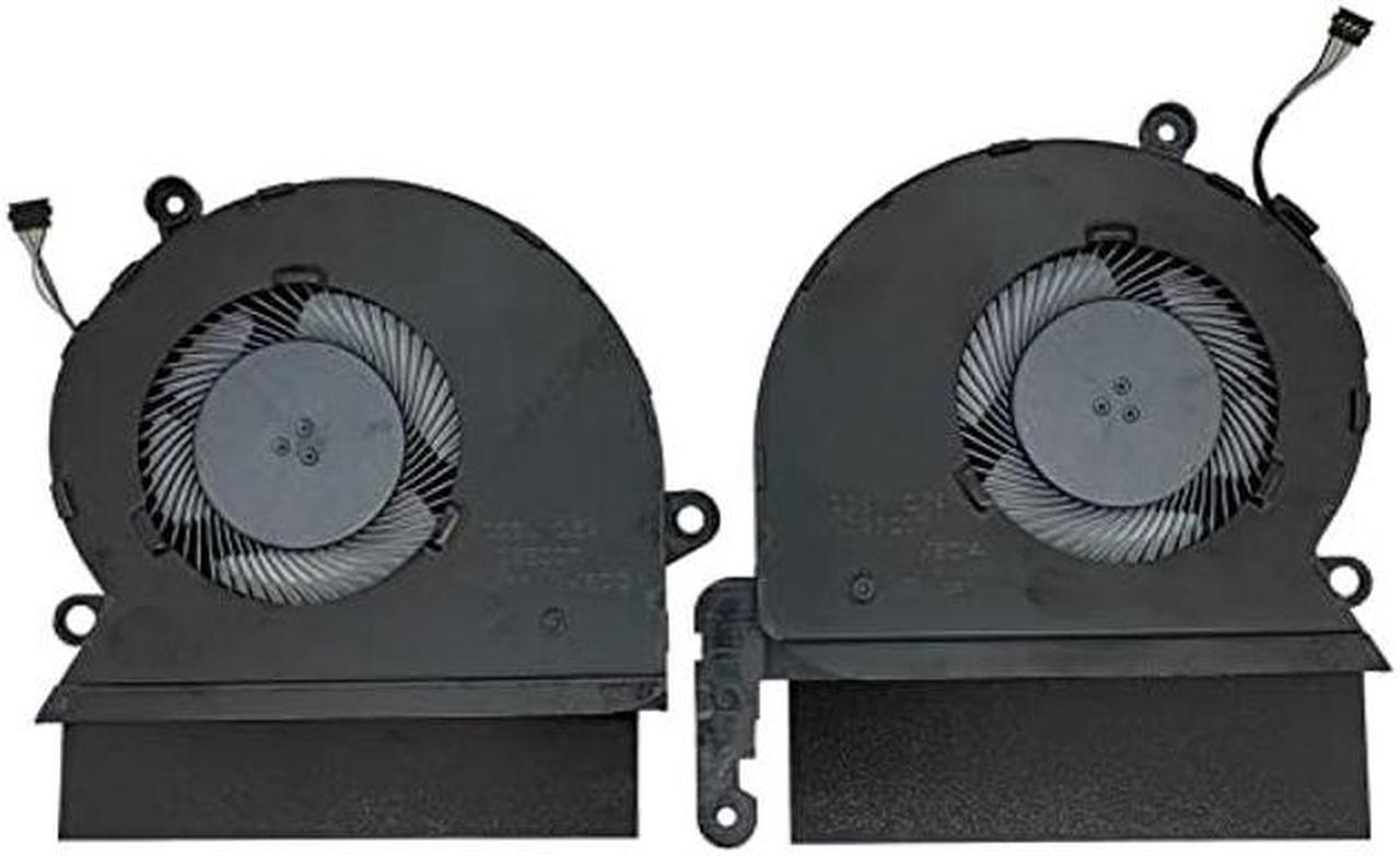 Alt view image 2 of 5 - ZHAWULEEFB Replacement New Laptop CPU+GPU Cooling Fan for HP 15-DF Spectre i7-8750H Version Series L41485-001 ND85C07-18C13 L41484-001 ND85C07-18C14 DC5V 0.5A Fan
