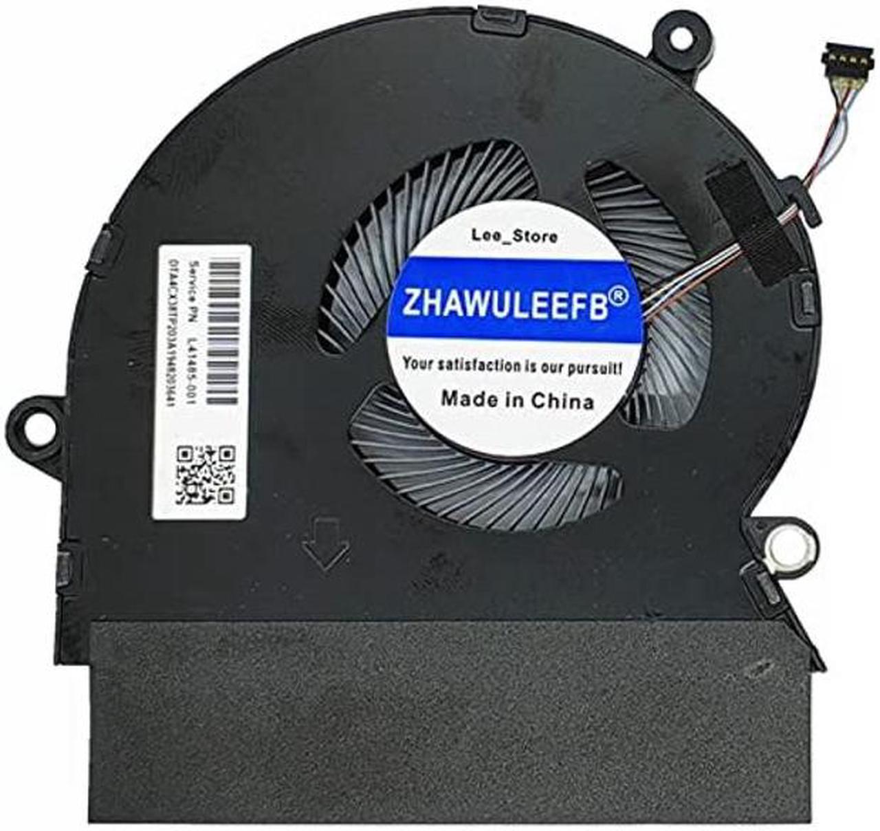 Alt view image 3 of 5 - ZHAWULEEFB Replacement New Laptop CPU+GPU Cooling Fan for HP 15-DF Spectre i7-8750H Version Series L41485-001 ND85C07-18C13 L41484-001 ND85C07-18C14 DC5V 0.5A Fan