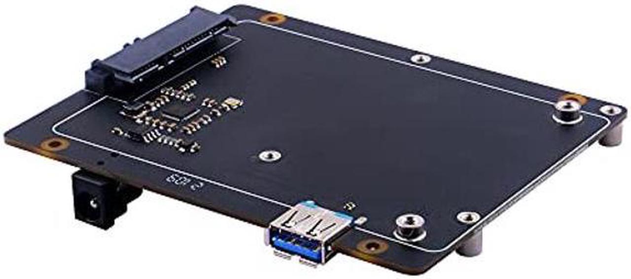 Alt view image 5 of 5 - GeeekPi SATA Storage for Raspberry Pi 4, 2.5 inch SATA HDD/SSD Expansion Board X825 V2.0 USB3.0 Shield for Raspberry Pi 4 Model B ( Only for Raspberry Pi 4B )
