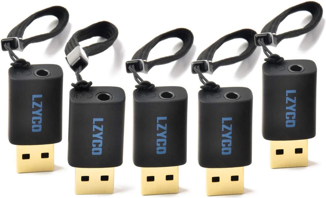 Main image of USB to Audio Jack,USB to 3.5mm Jack Audio Adapter,3.5mm to USB,USB Sound Card,USB to Headphone Jack Adapter with 3.5mm Aux Stereo Converter for PS4/PS5/PC/Laptop,with Built-in Chip.Plug and Play(5PCS)