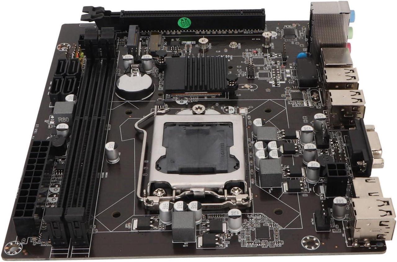 Alt view image 5 of 5 - LGA 1155 Motherboard with WiFi, Dual Channel DDR3, 6 USB2.0, HD Output, Mini ITX for PC