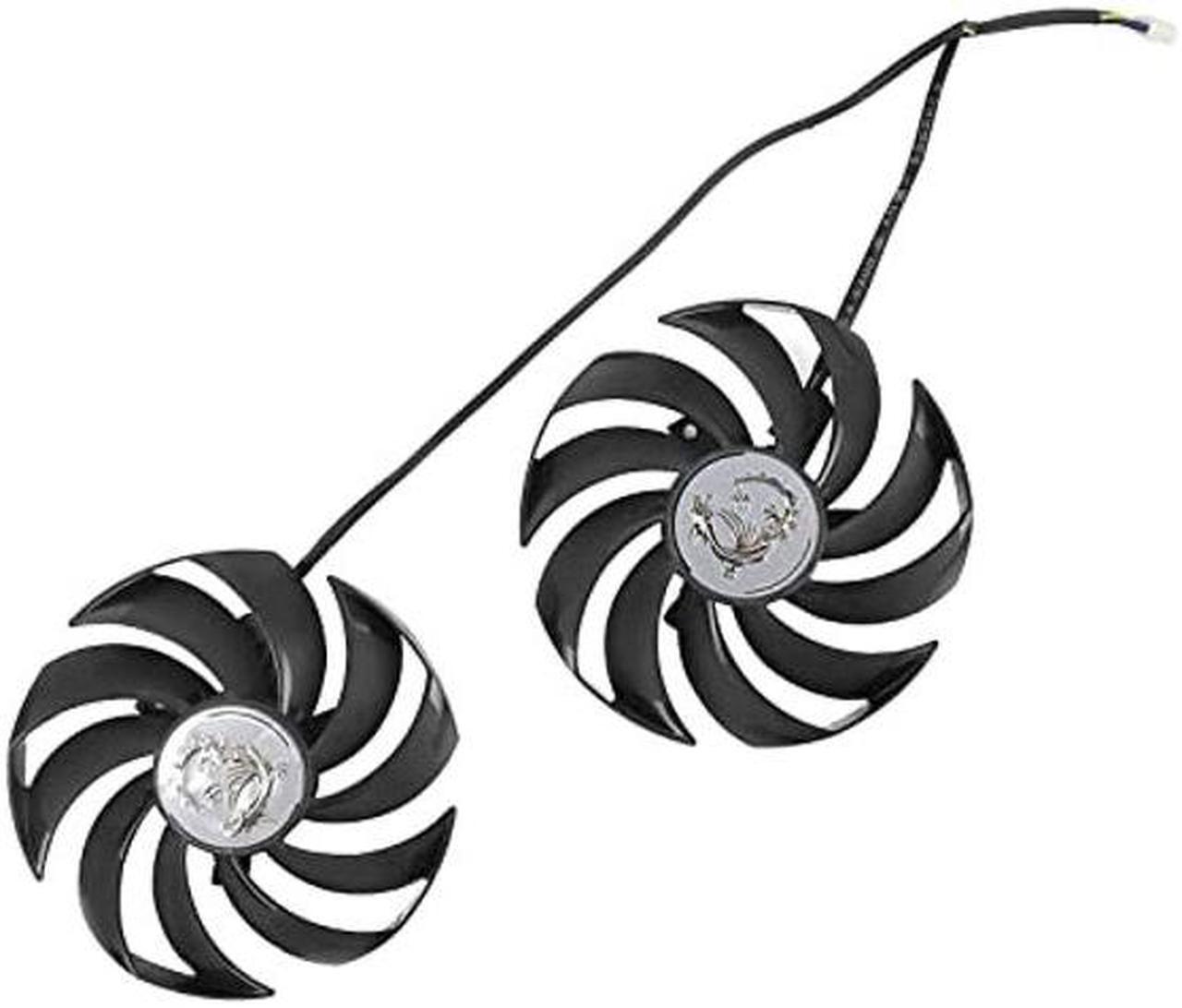 Alt view image 2 of 5 - 95MM PLD10010B12HH Ball Bearing GPU Fan for MSI RTX 3070 3080 Ti 3090 SUPRIM X Graphics Card Cooling Fan (Fan-AB)