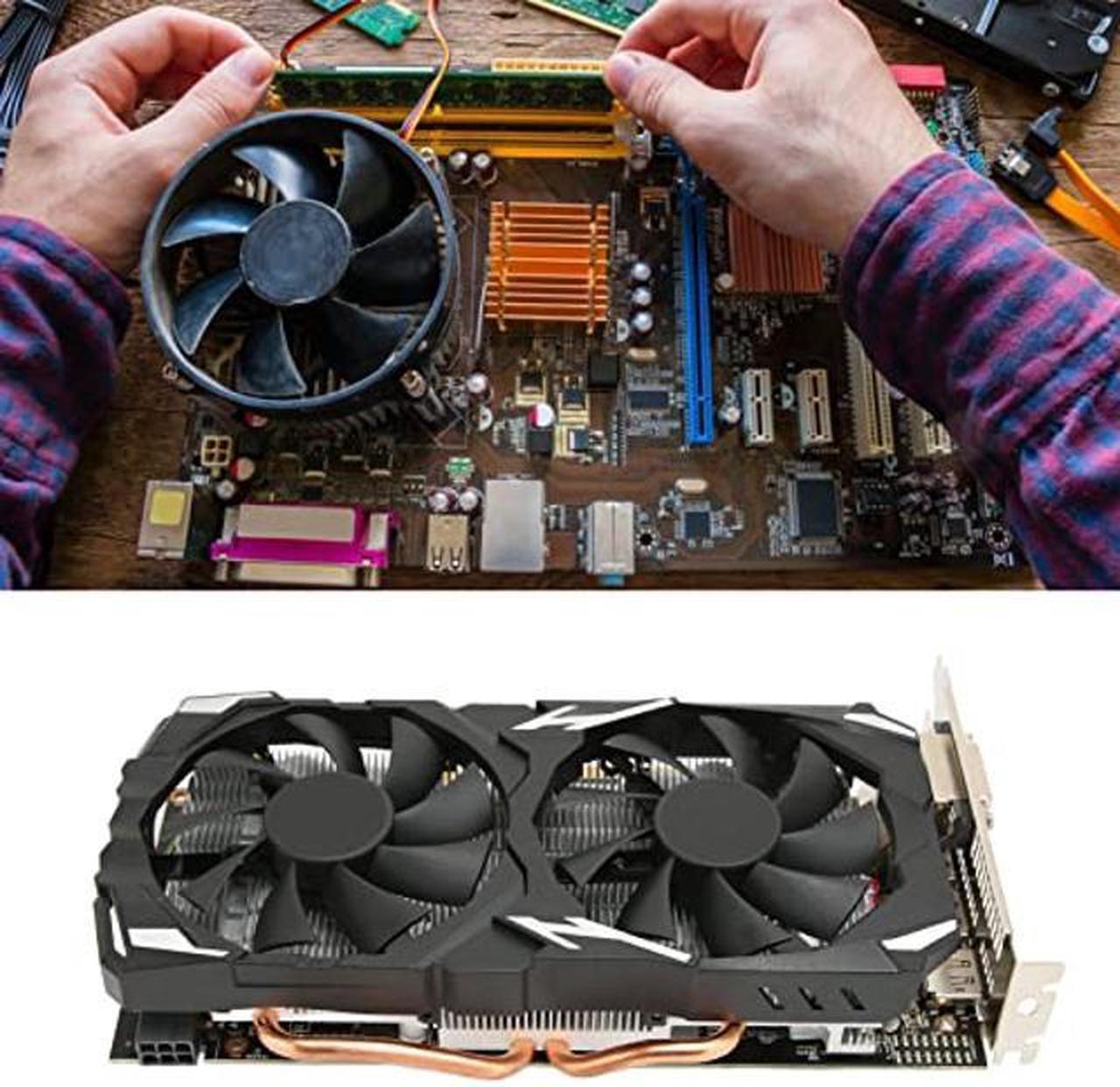 Alt view image 3 of 5 - Gaming Graphics Card, RX 580 Graphics Card 8GB GDDR5 256bit Support 8K 16 PCI Express 3.0 2 Cooling Fans Gaming Graphics Card