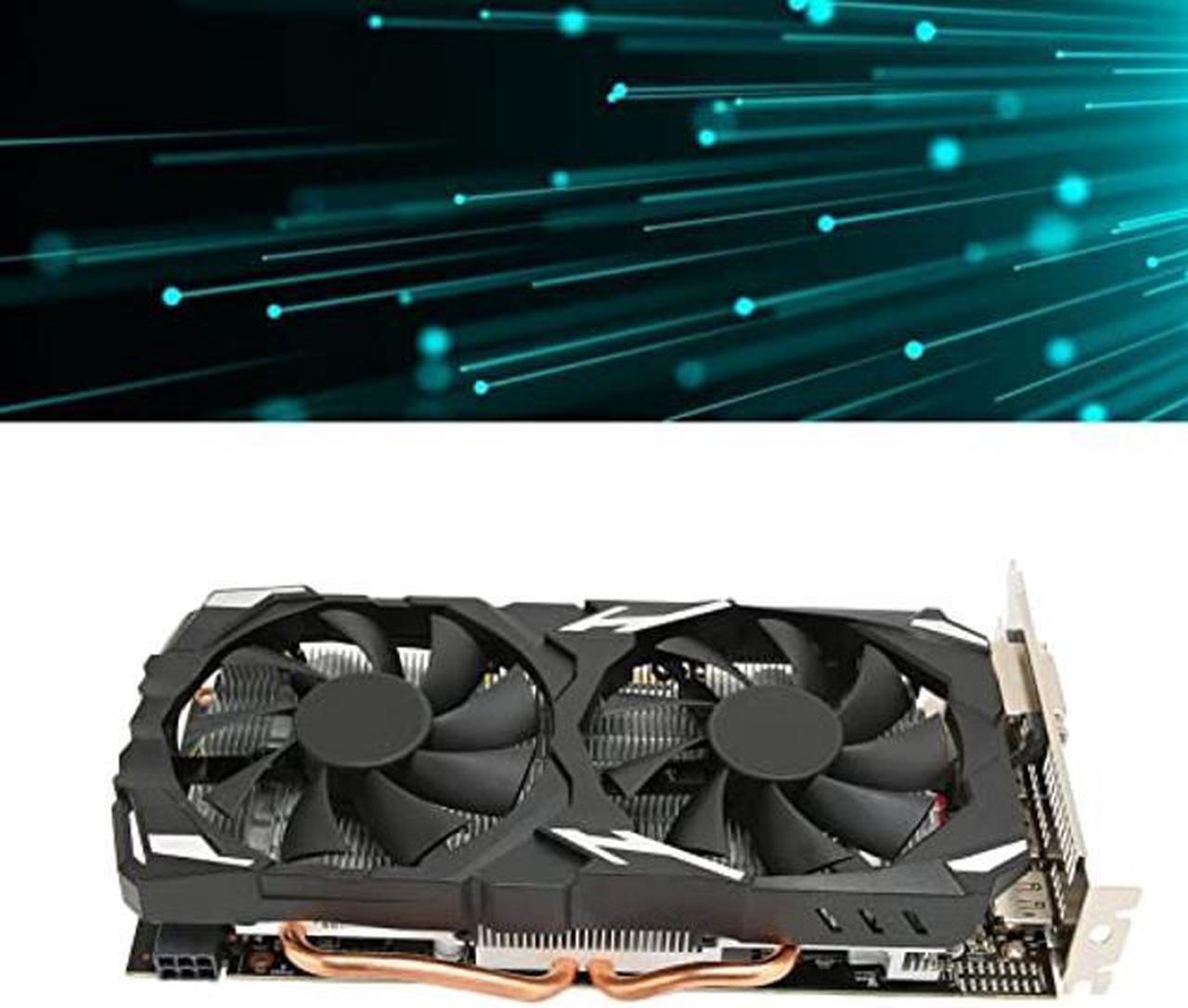 Alt view image 4 of 5 - Gaming Graphics Card, RX 580 Graphics Card 8GB GDDR5 256bit Support 8K 16 PCI Express 3.0 2 Cooling Fans Gaming Graphics Card