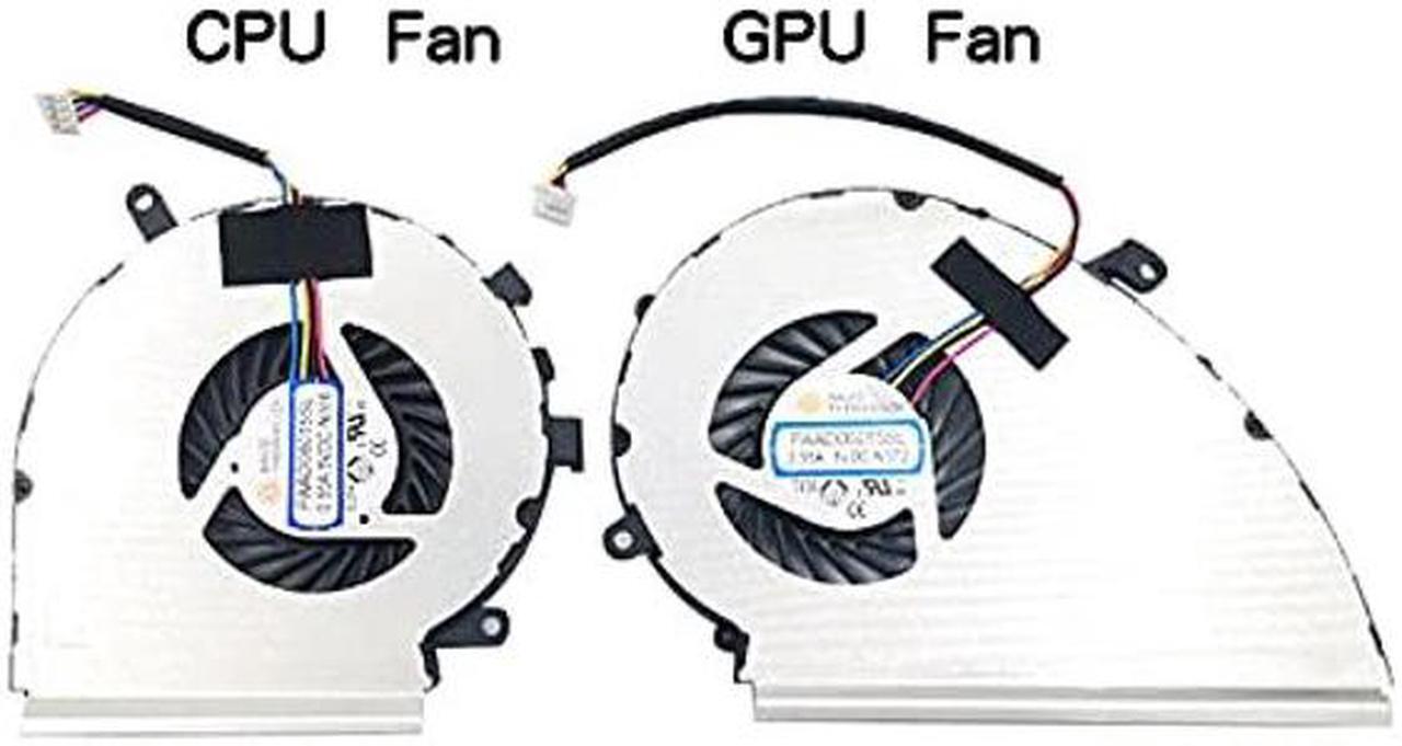Alt view image 3 of 5 - New Replacement Cooling Fans for MSI GE72VR GP72VR GL72VR MS-179B Laptop Fan One Pair