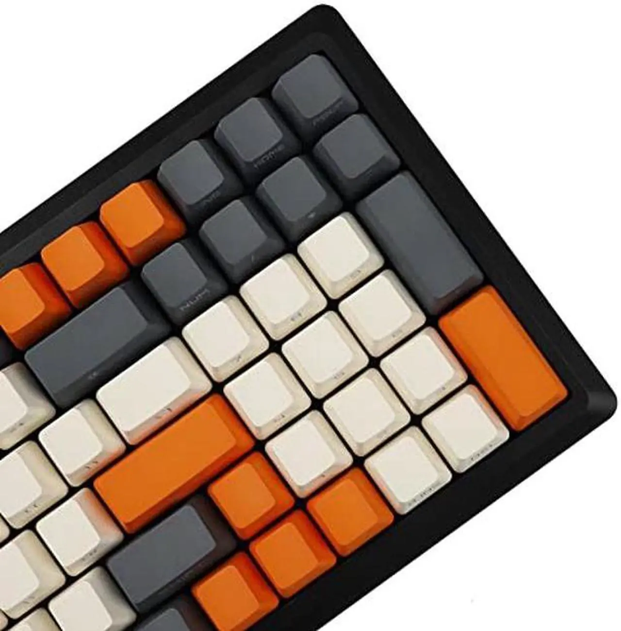 Alt view image 5 of 5 - YMDK 133 Key Carbon PBT Double Shot Side-lit Shine Through Backlit keycaps OEM Profile for MX Mechanical Keyboard 108 96 87 NJ80 KBD67 ID80 84 68 64