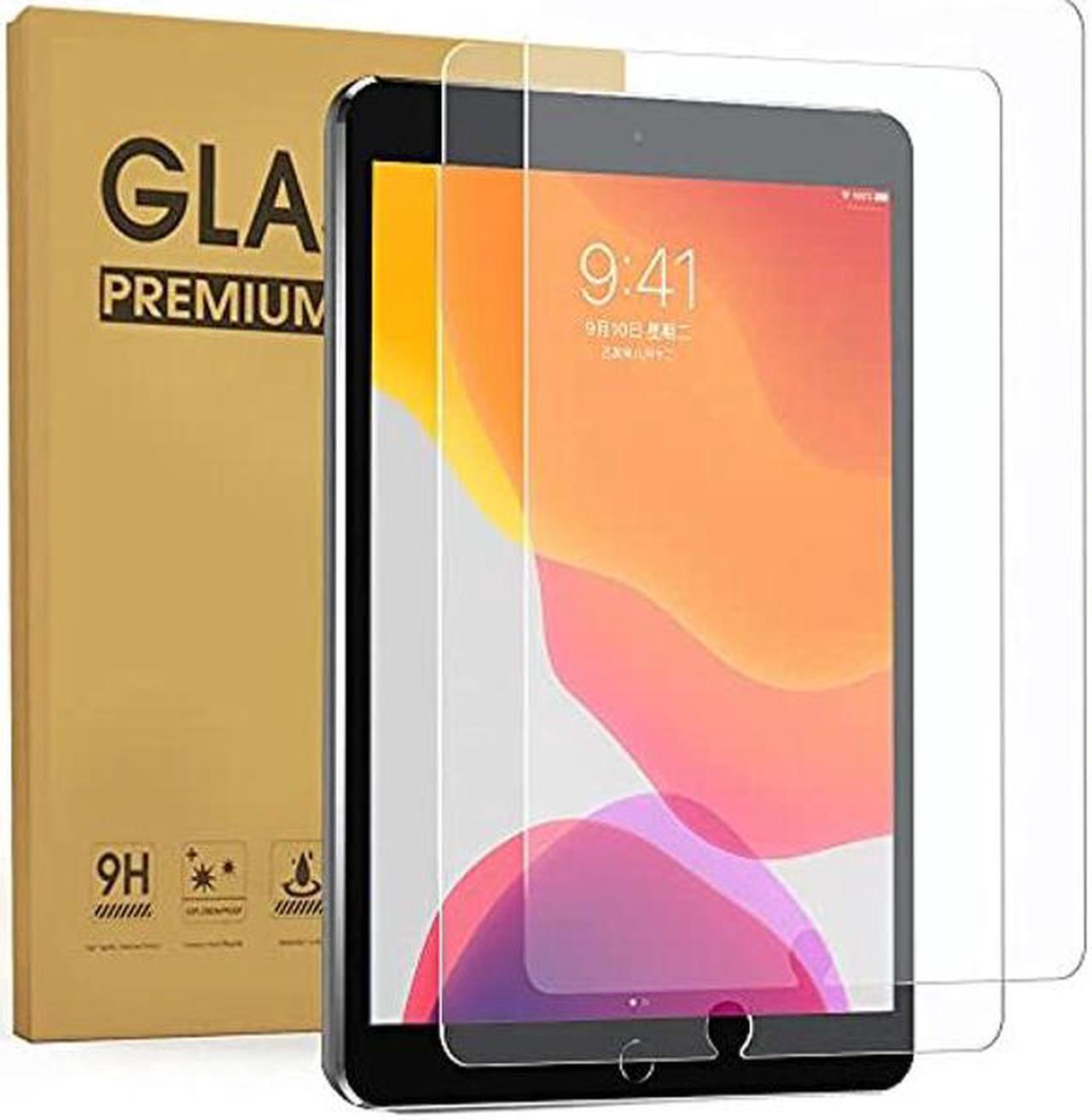 Alt view image 3 of 5 - Bundle-iPad 8th/7th Generation 10.2 Case with Tempered Glass Screen Protector Pencil Holder Kickstand Hand Strap and Shoulder Strap, Orange