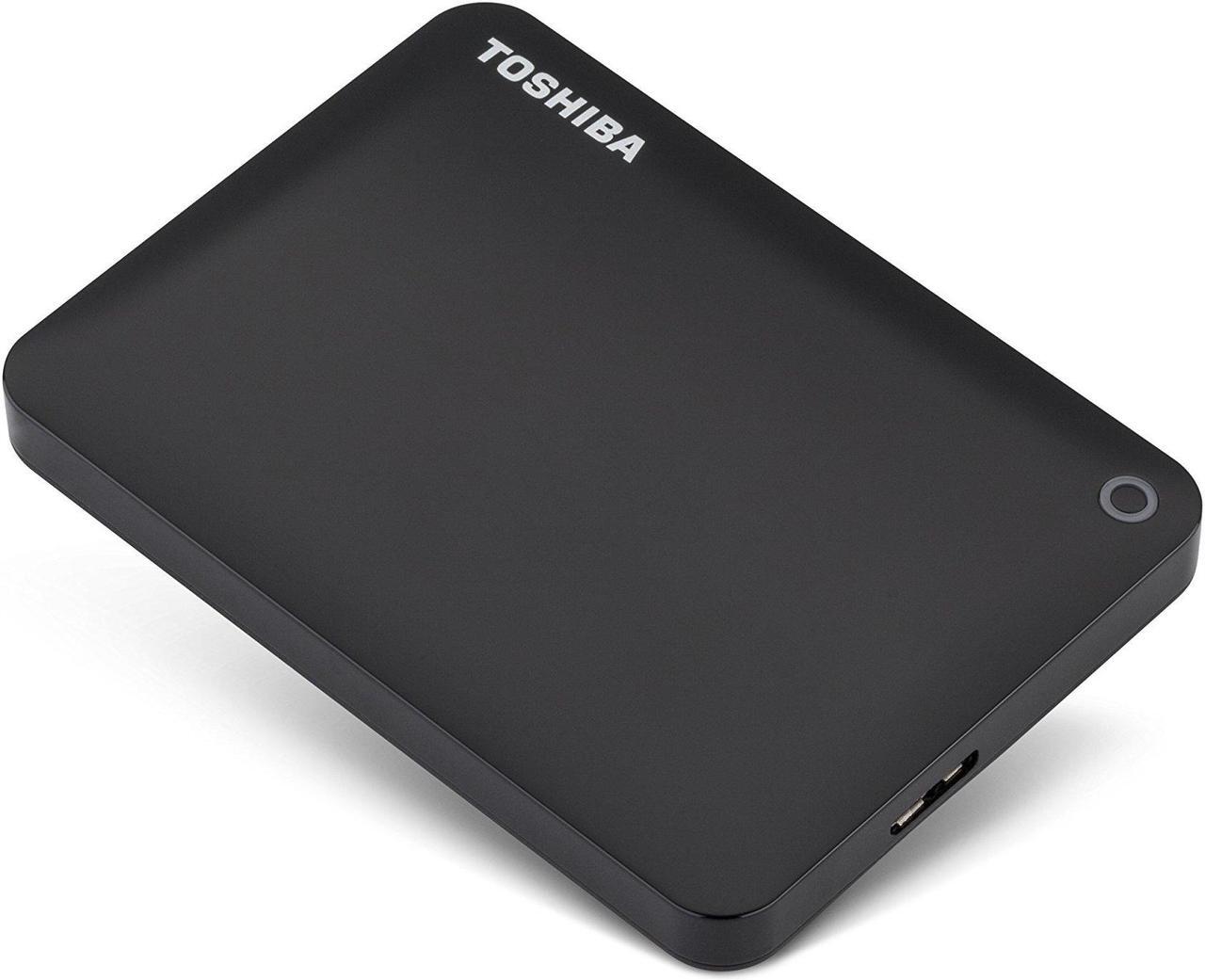 Alt view image 2 of 5 - Toshiba Canvio Connect II 1TB Portable Hard Drive, Black (HDTC810XK3A1)