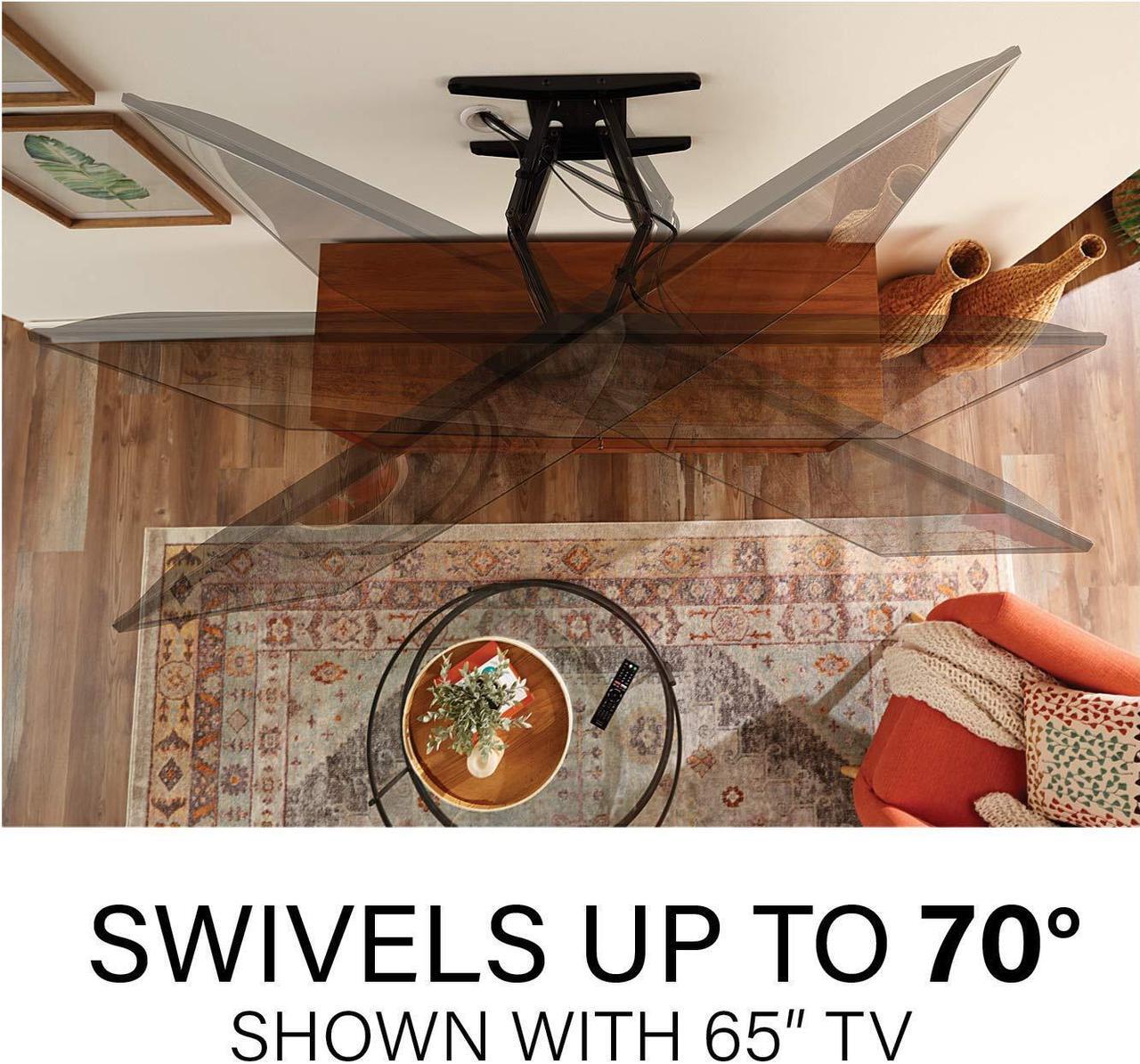 Alt view image 3 of 5 - SANUS TV Mounting Bundle: Premium Full-Motion Wall Mount for Large TVs up to 90" + Soundbar TV Mount Designed for Sonos Arc Soundbar - Sturdy Construction + Smooth Extension, Swivel