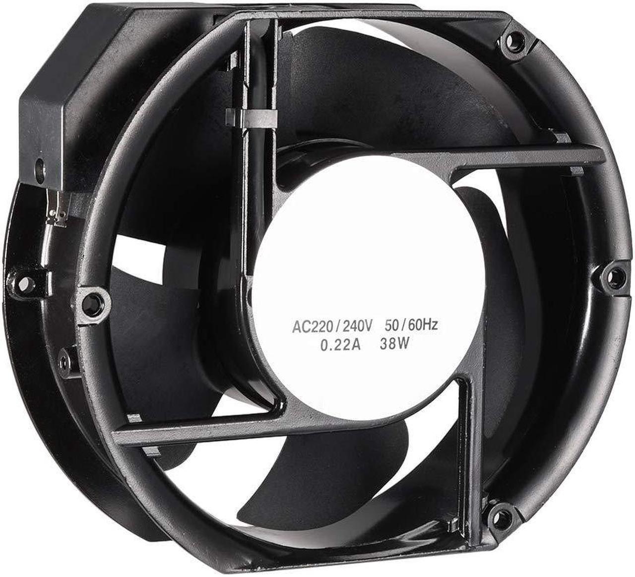 Main image of uxcell Cooling Fan 172mm x 150mm x 51mm FP-108EX-S1-S AC 220/240V 0.22A Long Life Sleeve Bearings