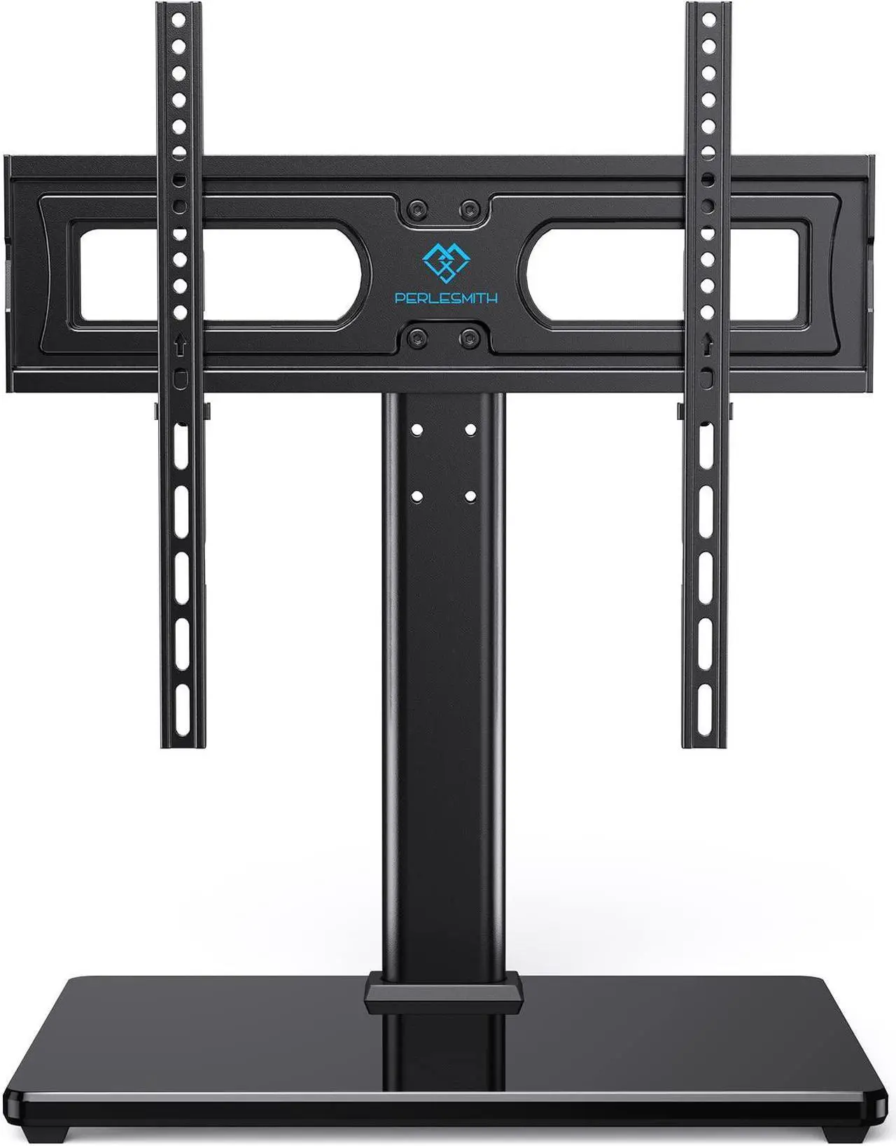 Main image of PERLESMITH Universal TV Stand Table Top TV Base for 32 to 60,65 inch LCD LED OLED 4K Flat Screen TVs-Height Adjustable TV Mount Stand with Tempered Glass Base, VESA 400x400mm,Holds up to 88lbs PSTVS15
