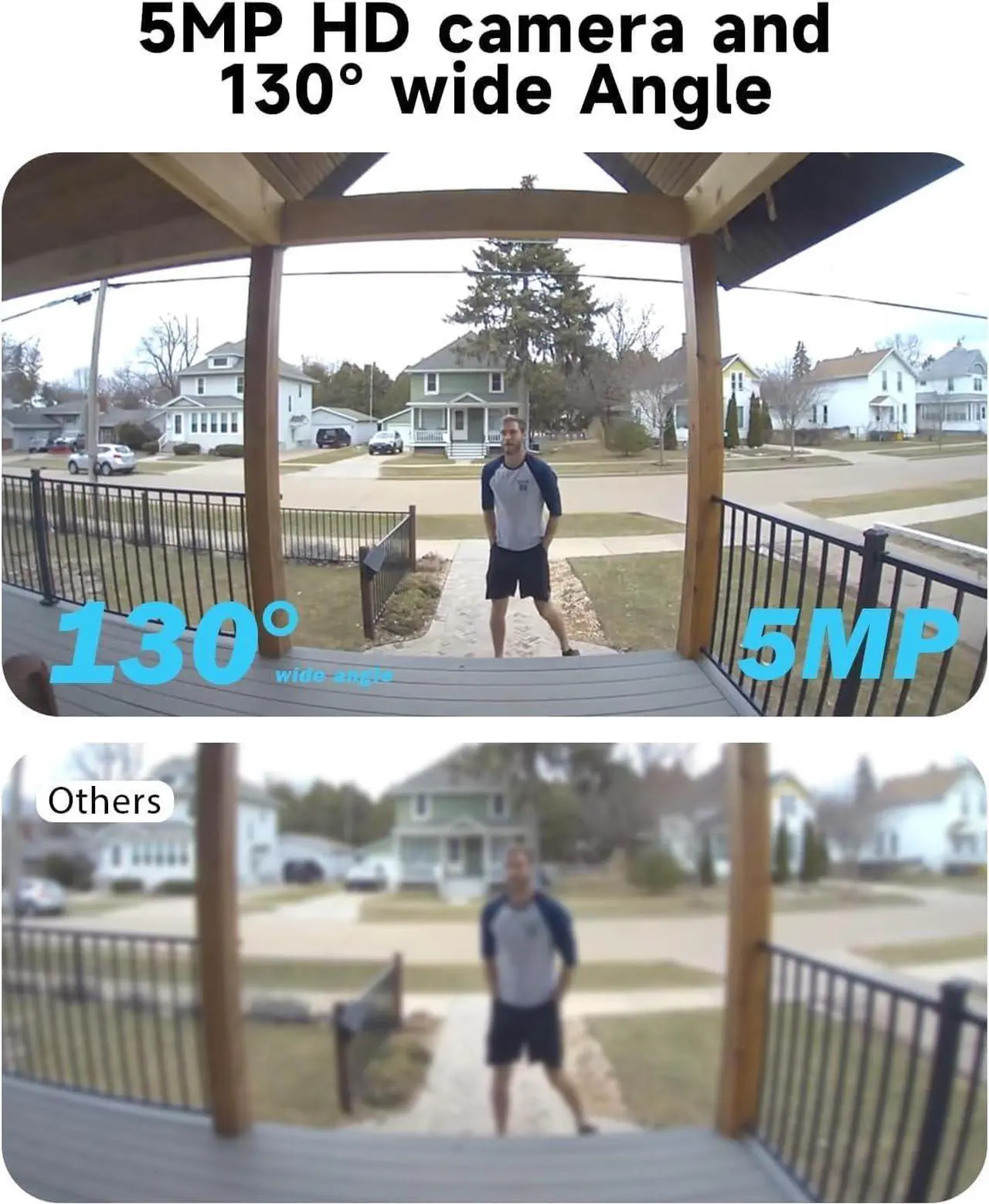 Alt view image 3 of 5 - Rraycom 4Pack Security Cameras Wireless Outdoor for Home Security, 5MP Security Camera with Color Night Vision, Spotlight Siren Alarm, AI Motion Detection, 2-Way Talk, Cloud/SD, Works with Alexa