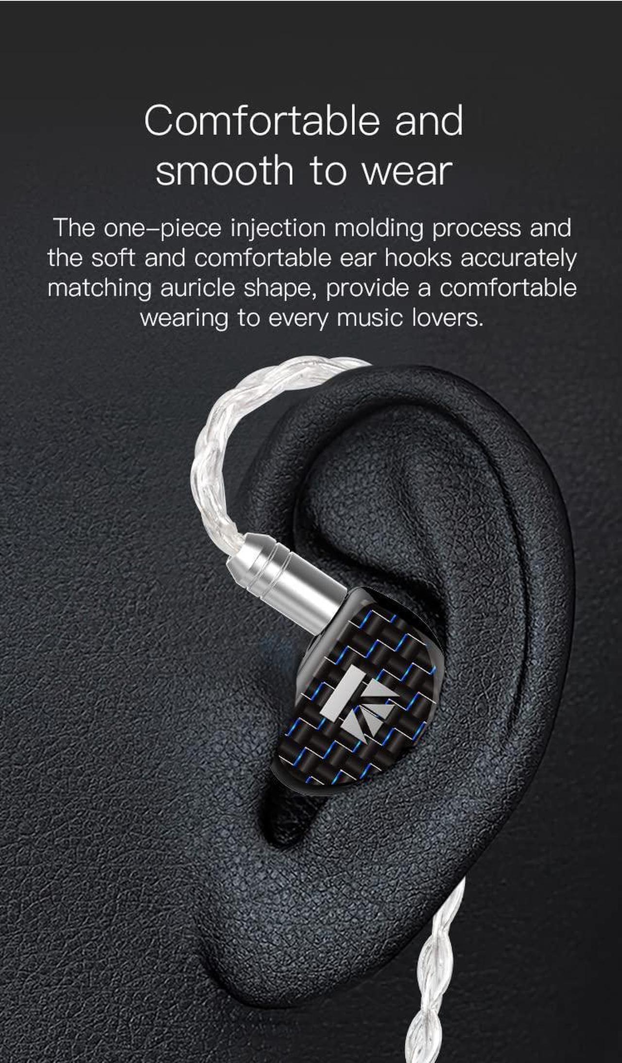 Alt view image 5 of 5 - 8 Core QDC Earphone Cable-KBEAR [Limpid Pro] Upgrade Cable, 4N Pure Silver Cable, IEM Detachable Cable with 2.5mm Plug, Suit for ZS10-PRO AS16 ASF EDX EDXPRO AST DQ6 EDS ED10 (QDC, 2.5Silver)