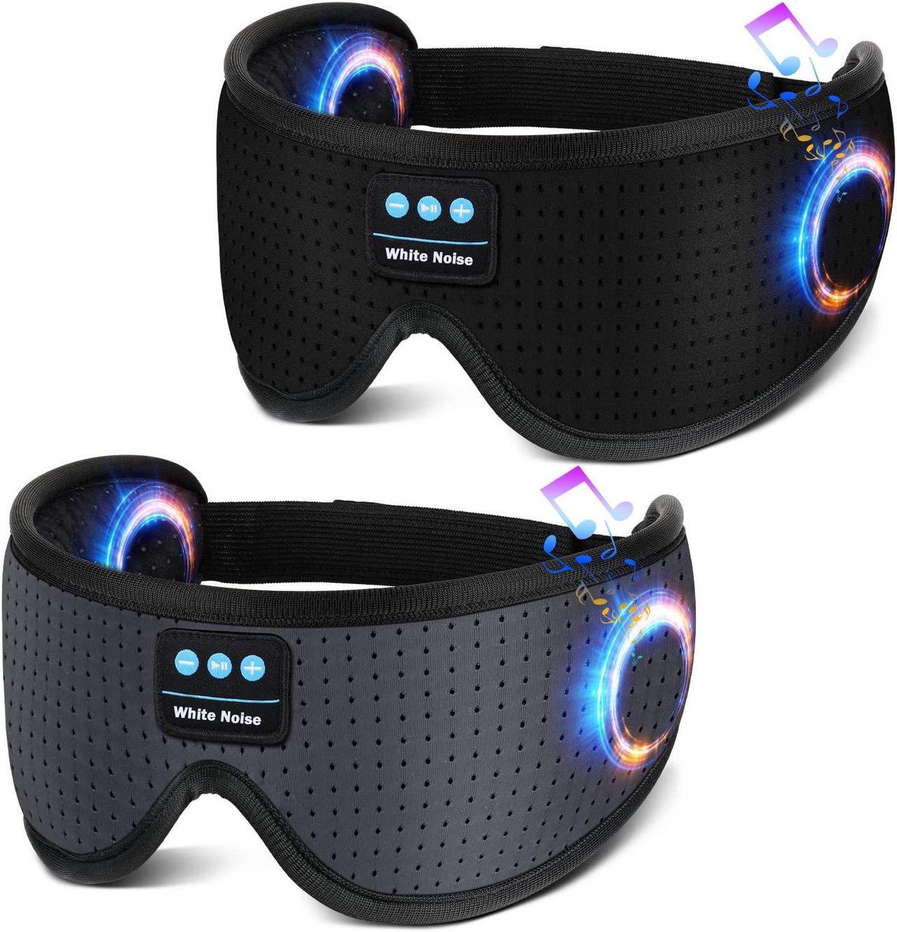 Main image of Sleep Headphones, White Noise Bluetooth Sleep Mask 3D Breathable Wireless Eye Mask for Timing, Sleep Mask with Bluetooth Headphones for Side Sleepers Travel Yoga,Cool Gadgets for Women Man