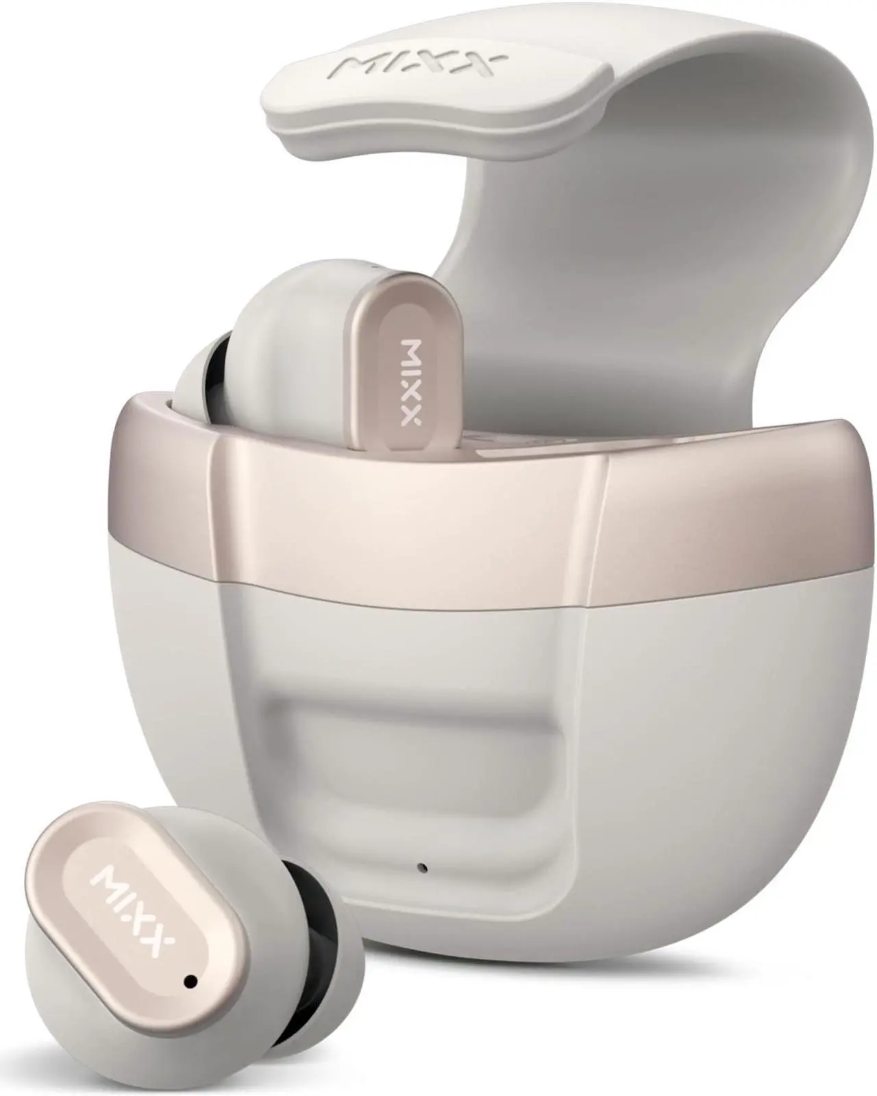 Alt view image 3 of 4 - MIXX StreamBuds Solo 1 - Wireless Earbuds (Champagne)
