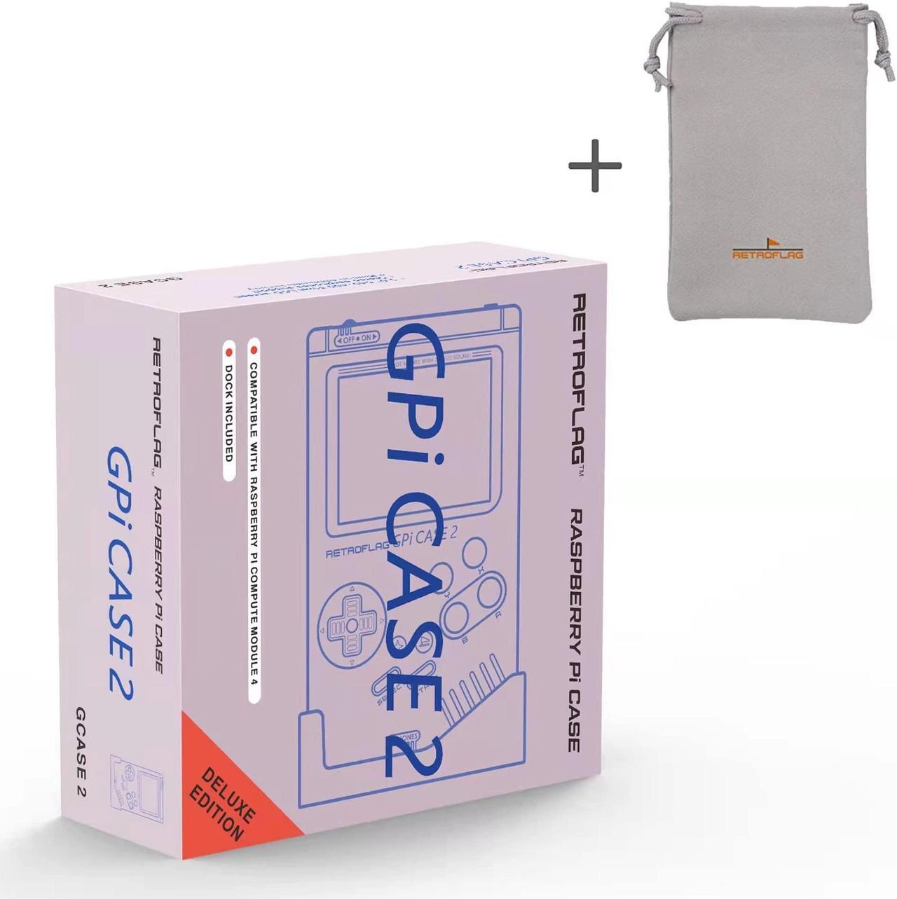 Alt view image 2 of 5 - Retroflag GPi Case 2 for Raspberry Pi CM4,3.0" LCD, with Charger Dock Type C Charging Port and Pi Easy Install with Carrying Bag