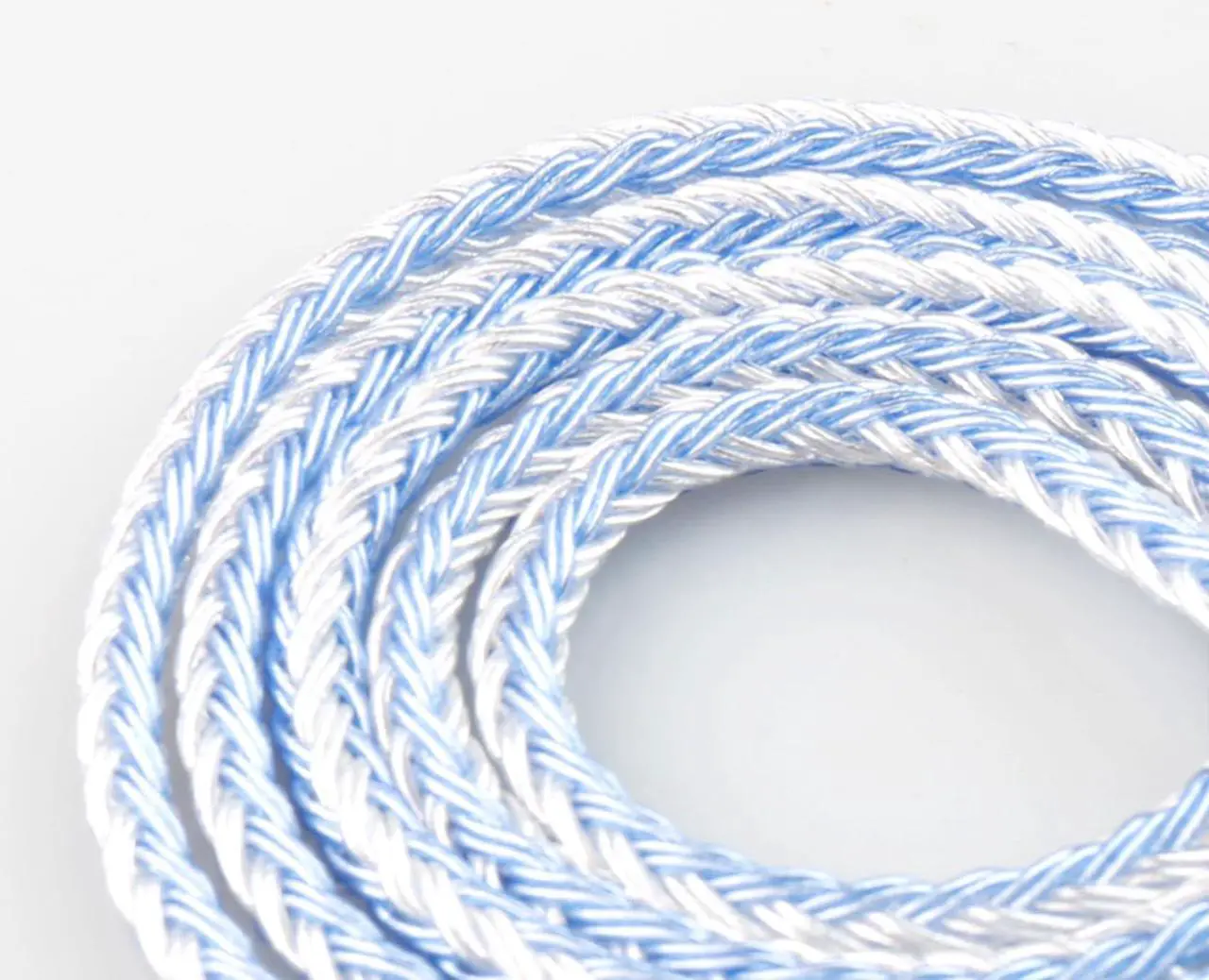 Main image of 2m Length MMCX Cable, in ear Monitors Cable, KBEAR st16 Plus Upgrade iem Cable, Replacement Earphone Cable 16 Core Single Crystal Copper Silver Plated Wire for TIN Audio T2 T3 Shure (mmcx, 4.4mm plug)