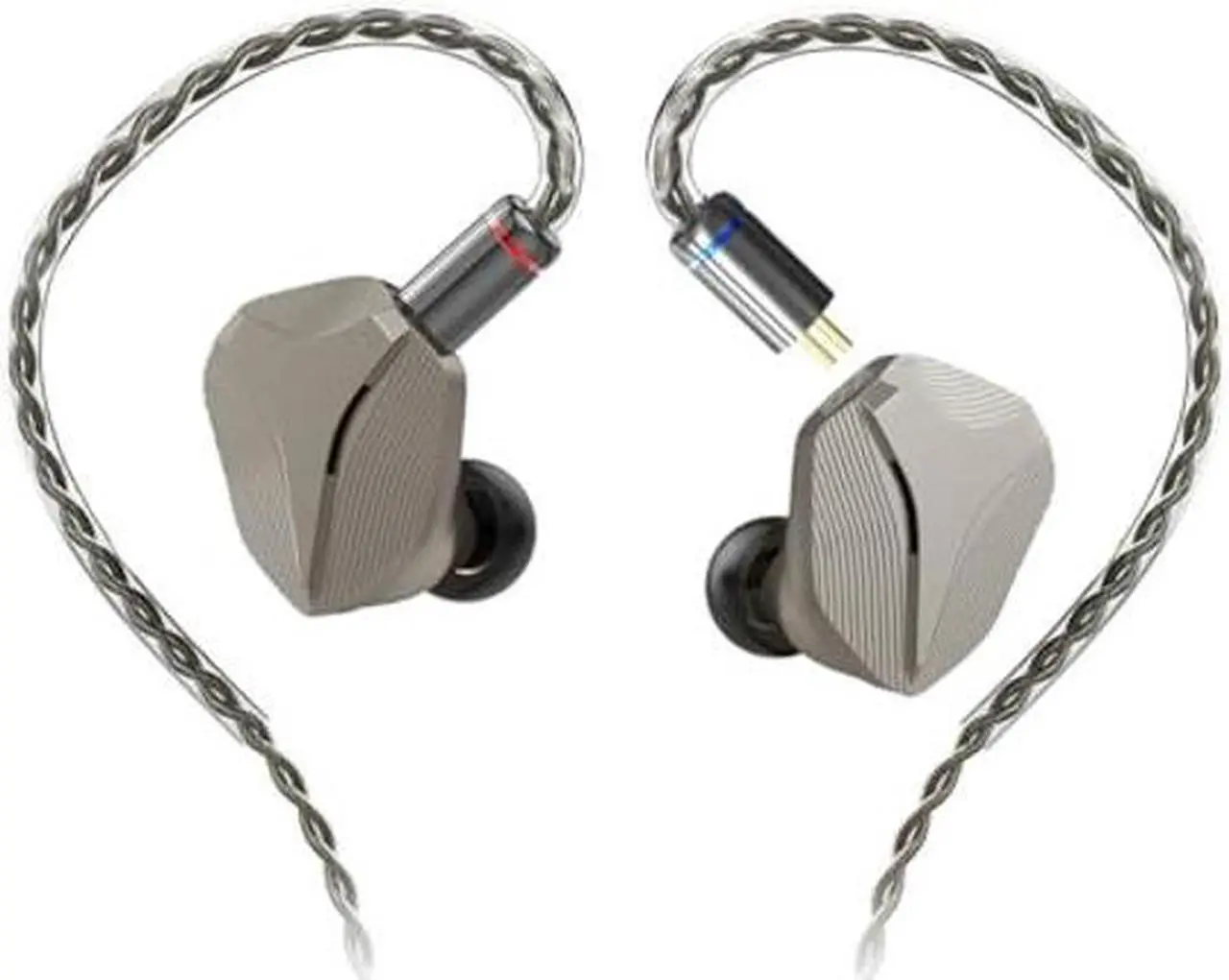 Main image of HIDIZS MP145 in Ear Monitor Headphone, HiFi Wired Gaming Earbuds, Hybrid IEM Earphones, Ultra-Large Planar Magnetic Driver, Aviation Aluminum Alloy Shell, for Musician, 4.4mm Plug, Silver