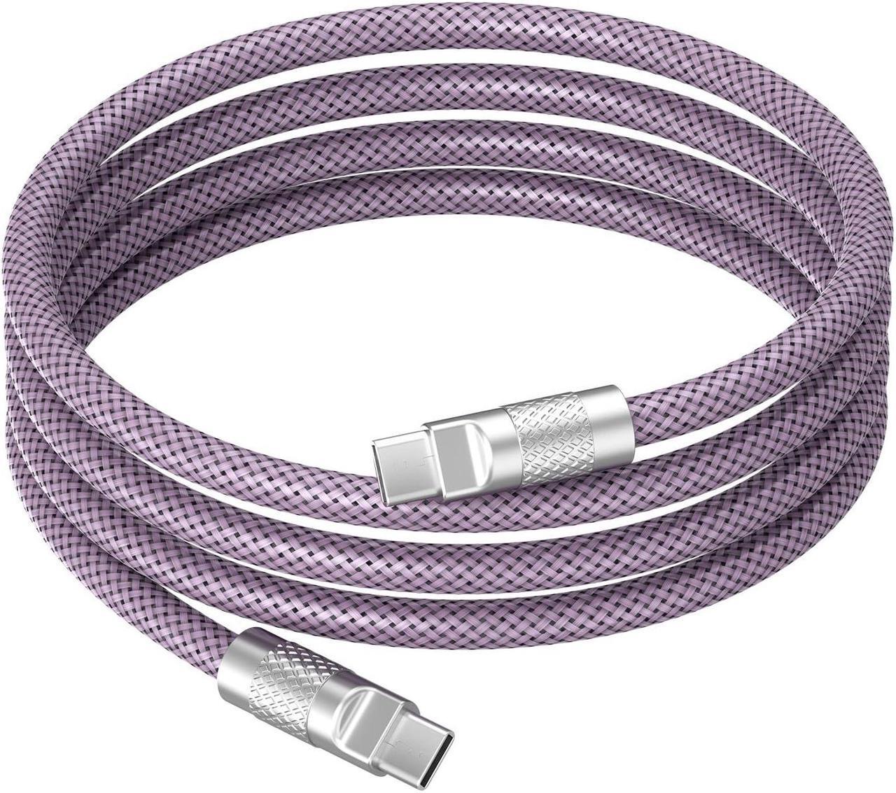 Main image of Thunderbolt 4 Cable, 3.3 ft USB-C to USB-C Cable with 240W Charging, Supports 4K144hz,8K 60hz Display and 40Gbps Data Transfer, for iPhone 15, MacBook, iPad, Galaxy S24, Pixel 8 and More(Purple,3.3ft)