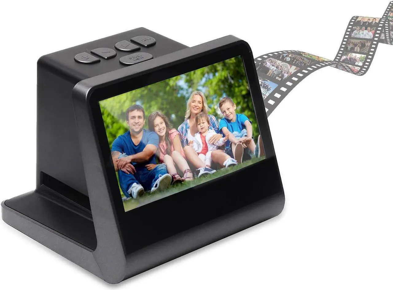 Main image of Slide & Negative Scanner with 5inch LCD Screen, 48MP Digital Film Scanner Convert 135 126 110 Super 8mm Films to High Resolution 48MP JPEG Digital Photos