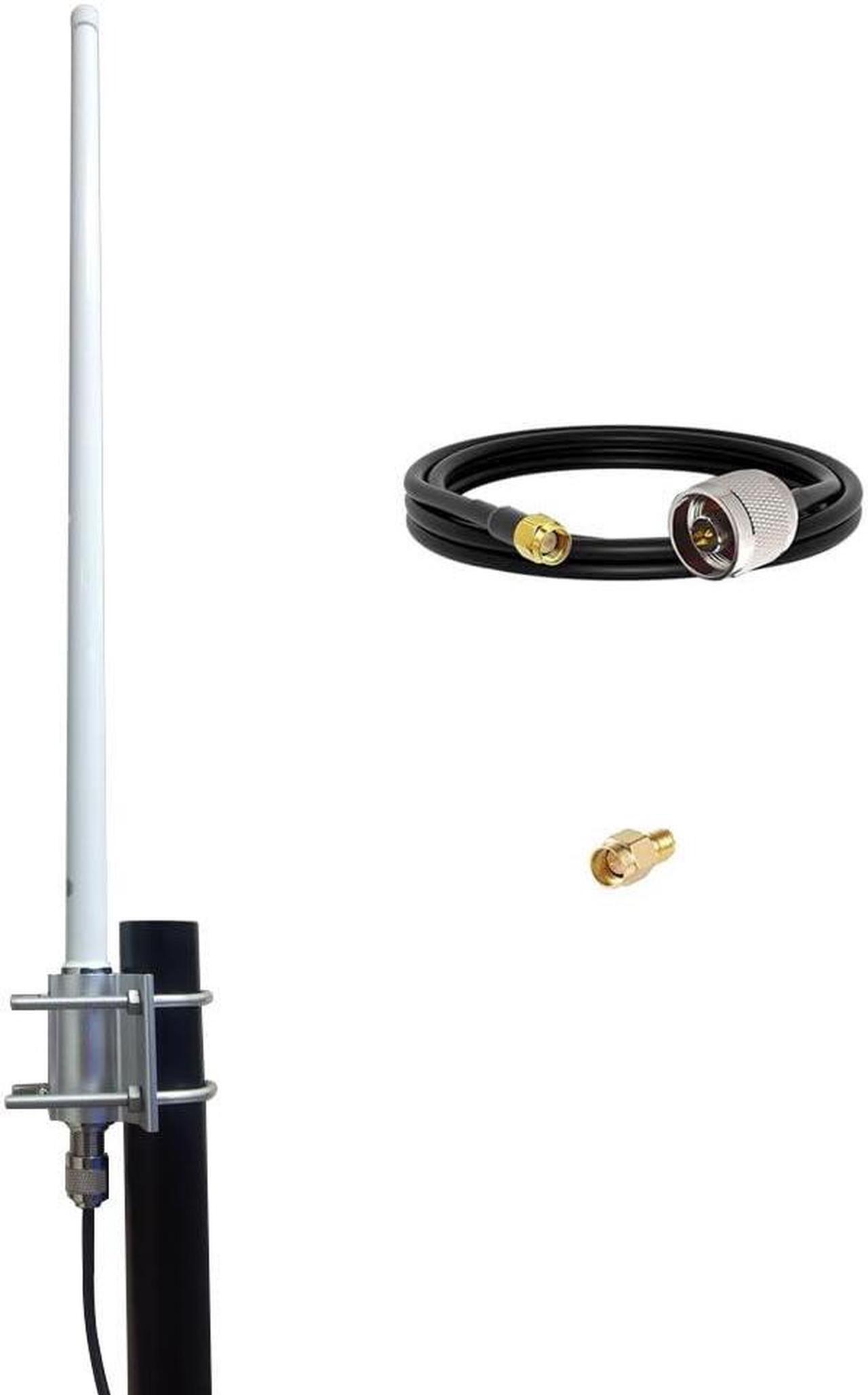 Alt view image 2 of 5 - SignalPlus Outdoor WiFi Omni Directional Antenna, Dual Band 2.4GHz 5GHz 12dBi High Gain Long Range WiFi Antenna for Wireless Access Point/Wi-Fi Camera/Wireless Router, RP-SMA,SMA male