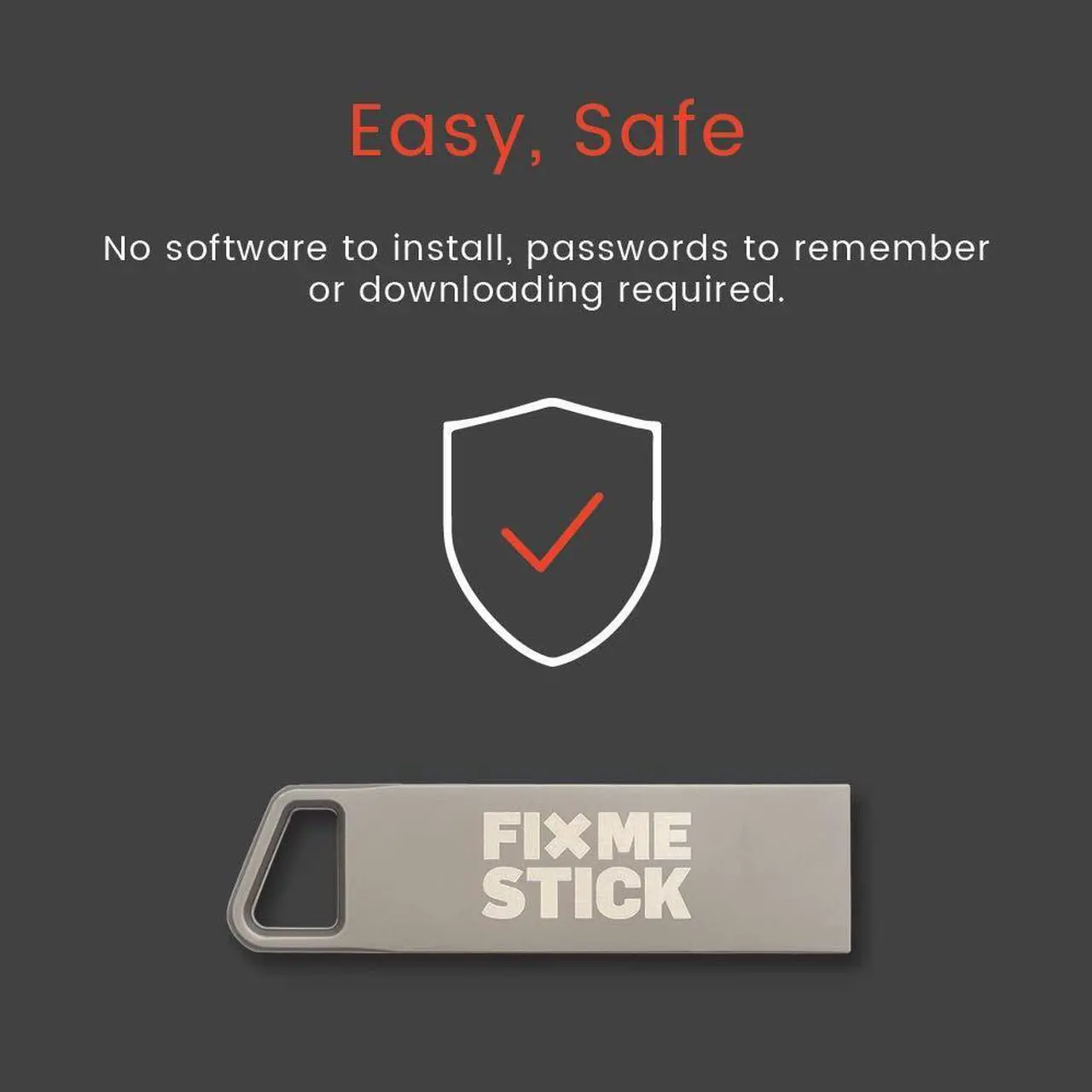 Alt view image 3 of 5 - FixMeStick Computer Virus Removal Stick for Apple Macs - Unlimited Use on Up to 3 Apple Laptops or Desktops for 1 Year - Works with Your Antivirus