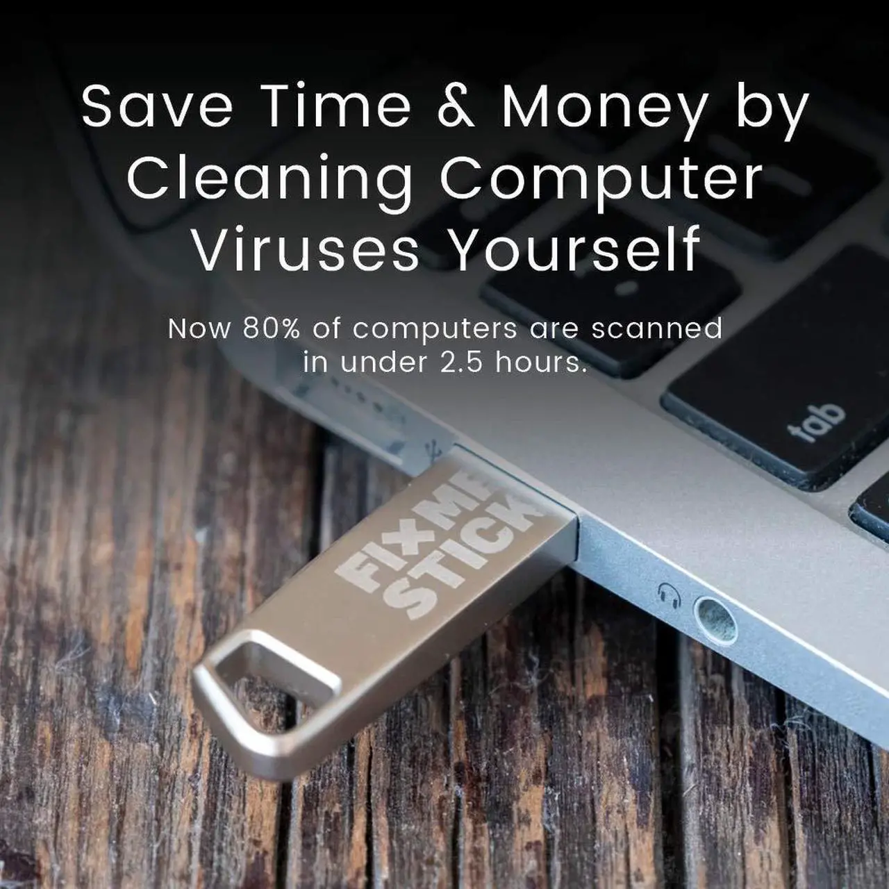 Alt view image 4 of 5 - FixMeStick Computer Virus Removal Stick for Apple Macs - Unlimited Use on Up to 3 Apple Laptops or Desktops for 1 Year - Works with Your Antivirus