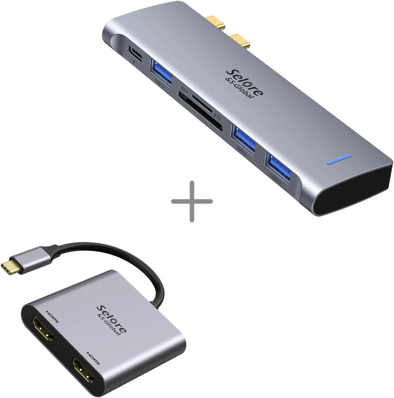 Main image of MacBook Adapter+USB C to HDMI VGA Adapter