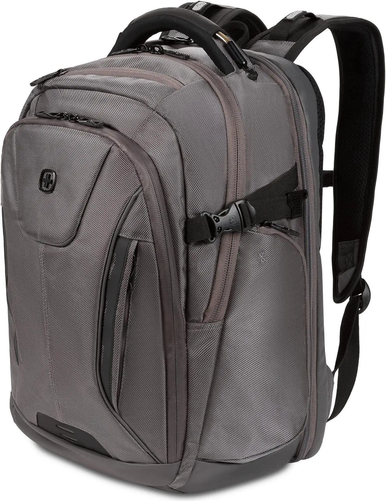 Main image of SwissGear ScanSmart Laptop Bag, Grey Ballistic, Fits 15-Inch Notebook