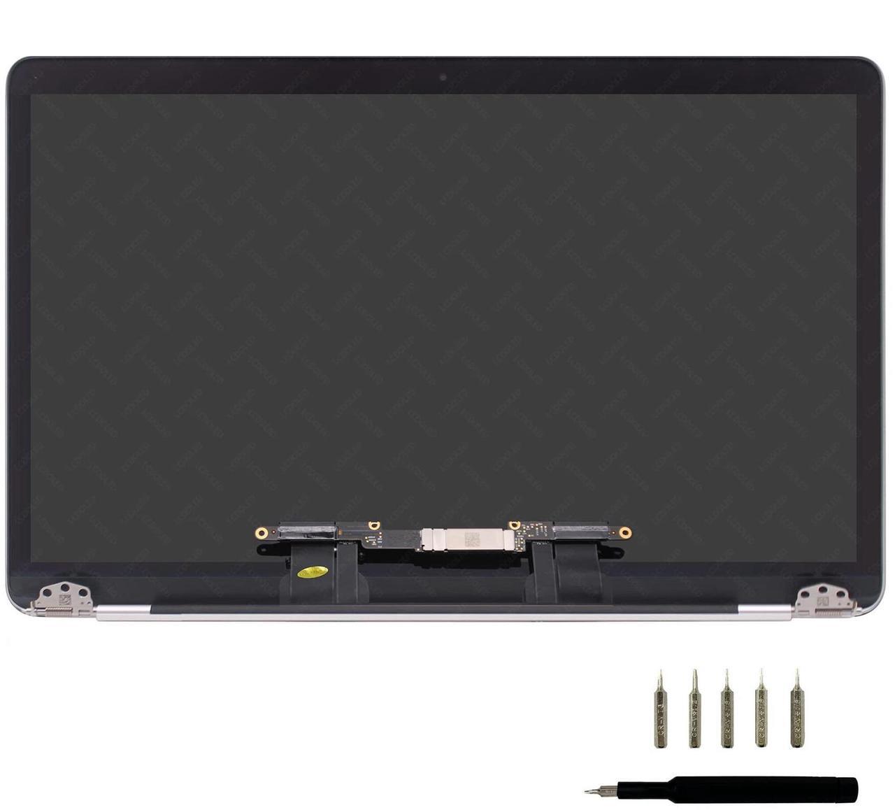 Main image of LCDOLED Replacement 13.3 inches 2560x1600 Full LCD Screen Complete Top Assembly for MacBook Pro 13" A1989 Mid 2018 2019 MR9Q2 MR9R2 MR9T2 MR9U2 MR9V2 MV962 MV972 MV982 MV992 MV9A2 (Silver)