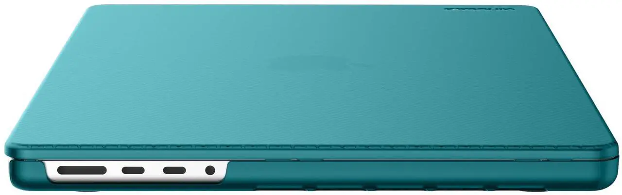 Alt view image 4 of 5 - Incase Dots Hardshell with Makrolon(r) - MacBook Pro 14 inch Case - 2024, 2023, 2022, 2021, M4, M3, M2, M1 - MacBook Case, Laptop Cover, Protective Hard Shell, Scratch Resistant - Fountain Blue