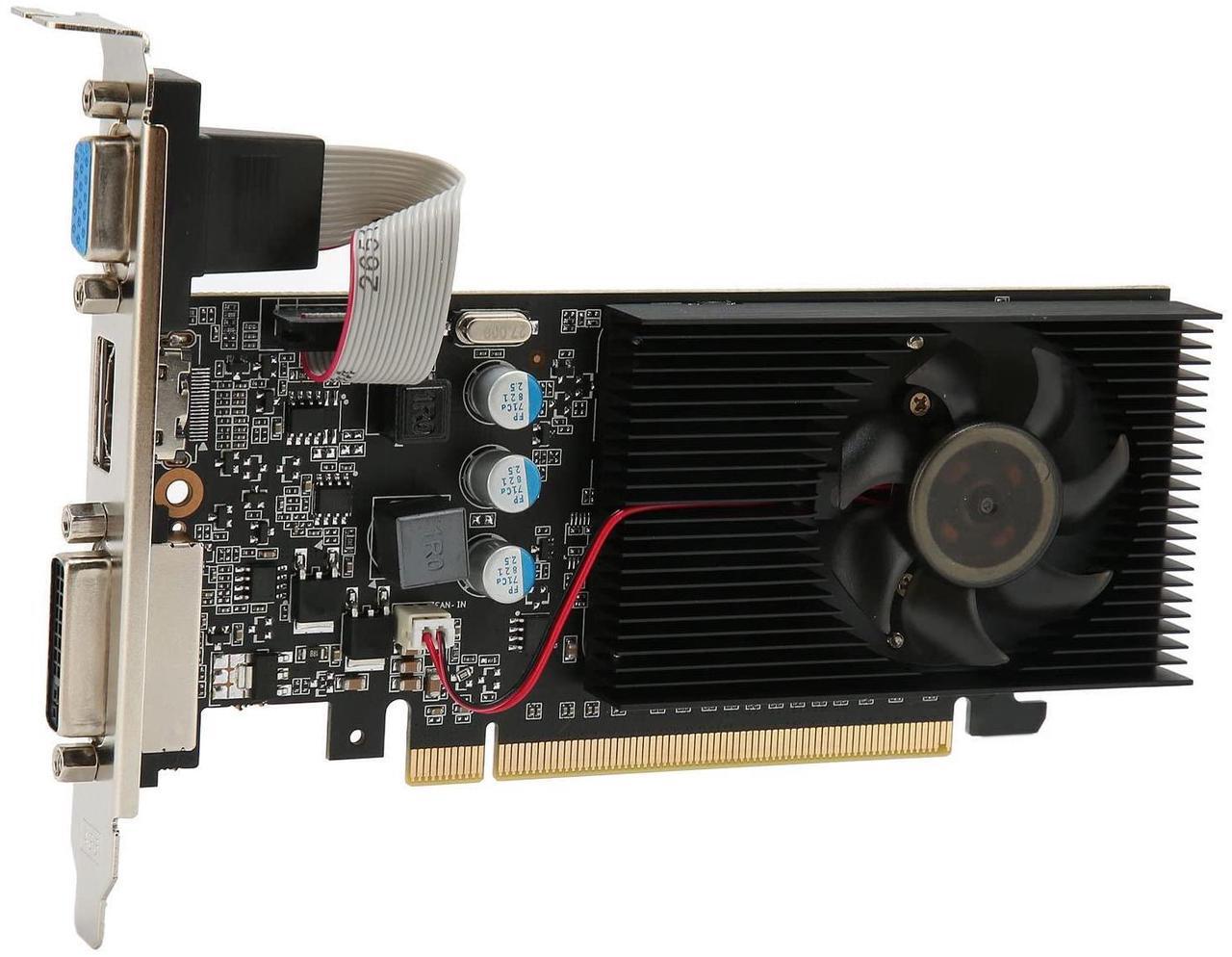 Alt view image 2 of 5 - Sanpyl GT210 1GD3 1GB GDDR3 64bit Graphics Card, DVI, VGA, PC Video Card, Computer GPU, PCI Express 2.0, 2560x1600, with Cooling Fan (GT210 1GD3 64BIT)