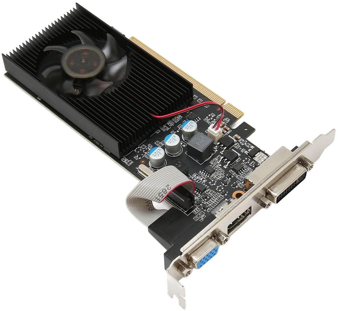 Alt view image 5 of 5 - Sanpyl GT210 1GD3 1GB GDDR3 64bit Graphics Card, DVI, VGA, PC Video Card, Computer GPU, PCI Express 2.0, 2560x1600, with Cooling Fan (GT210 1GD3 64BIT)