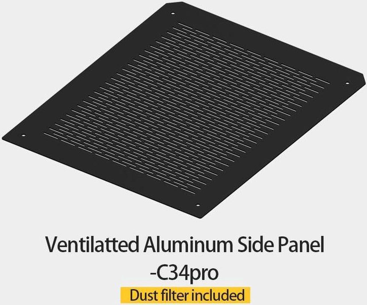 Alt view image 2 of 5 - Mechanic Master Aluminum Alloy Case Accessory - Fine Mesh Side Panel (C34Pro)