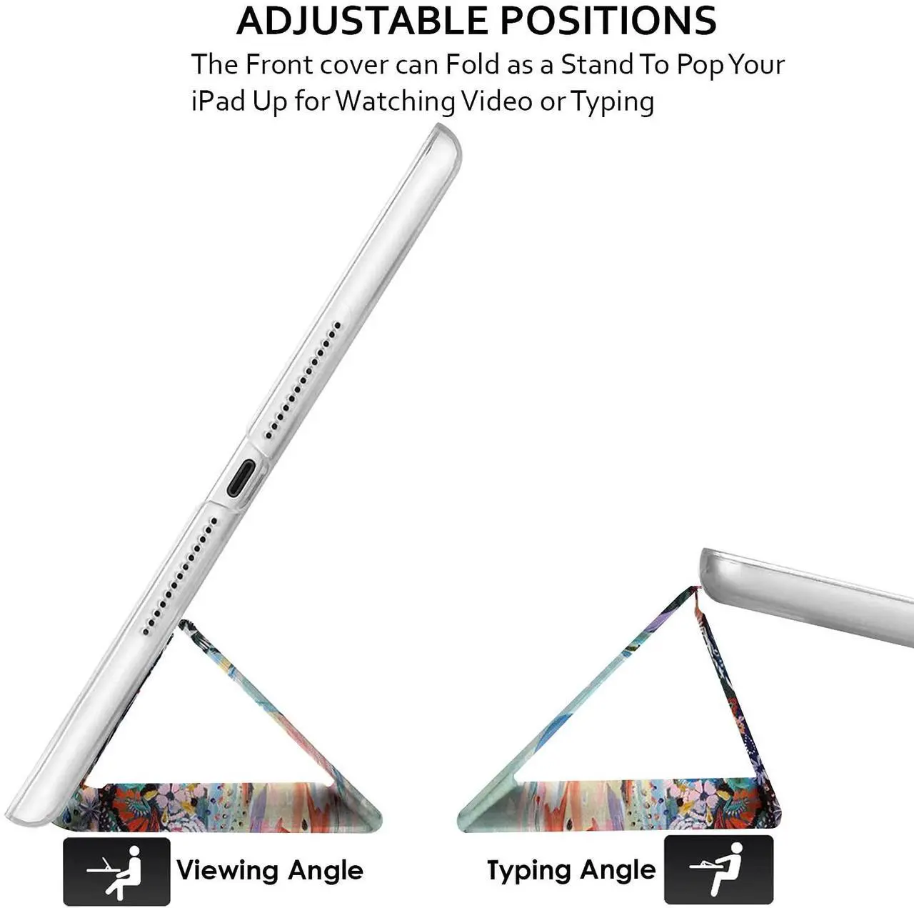 Alt view image 5 of 5 - DuraSafe Cases iPad PRO 12.9 Inch 1st Gen [ Pro 12.9 2015 1 Gen ] ML0H2LL/A ML0G2LL/A ML0N2LL/A ML0Q2LL/A ML0R2LL/A ML0V2LL/A ML0U2LL/A ML0T2LL/A Smart Printed PC Cover - Deer Print