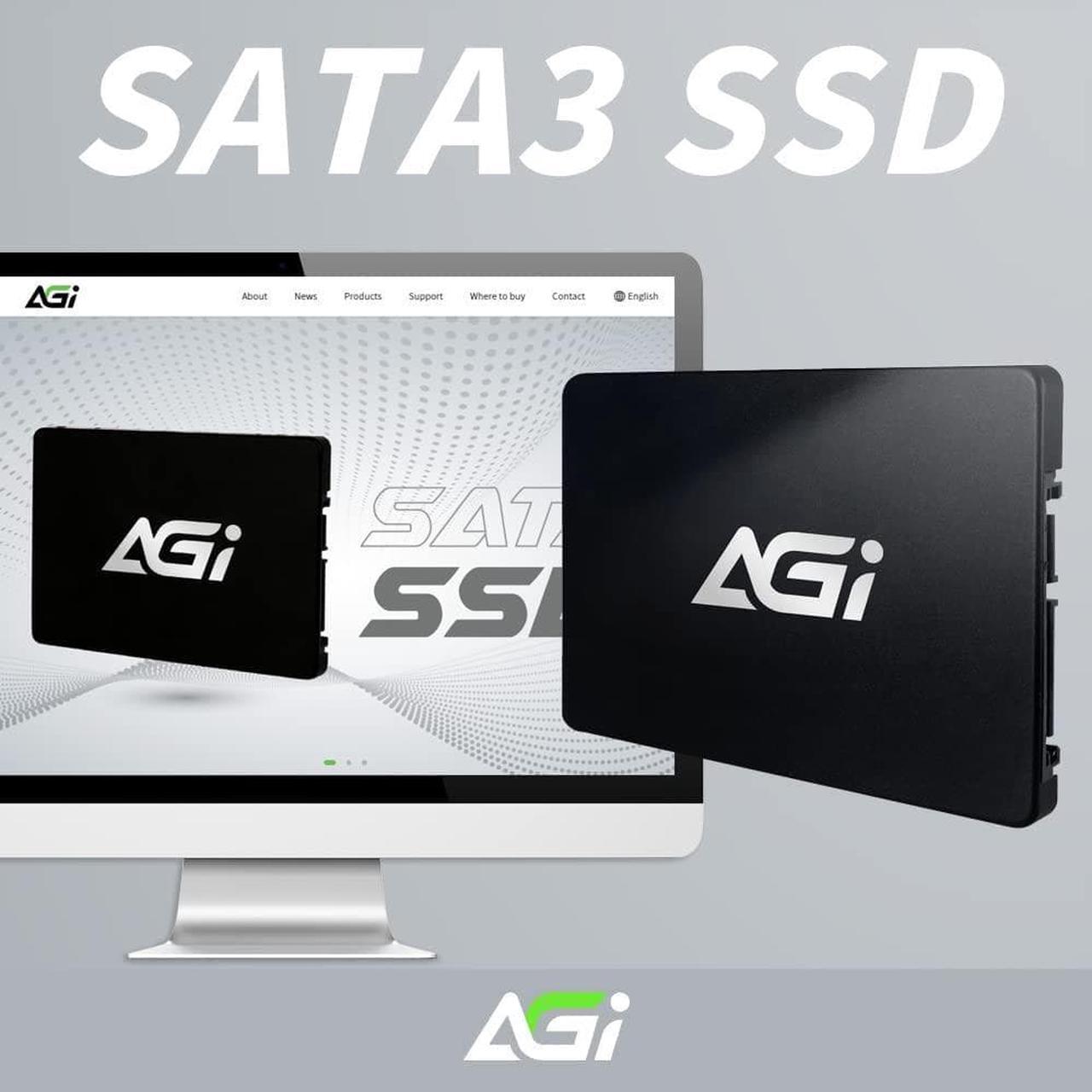 Alt view image 4 of 6 - AGI 1TB AI178 2.5 Inch SATA III SLC Caching 3D TLC NAND Flash Internal Solid State Drive SSD (R/W Speed up to 530/510 MBs) PC/Laptop Memory and Storage Upgrade