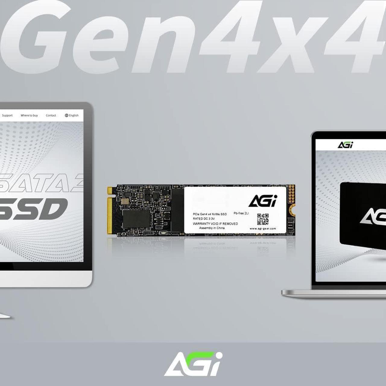 Alt view image 4 of 7 - AGI 1TB AI818 PCIe NVMe M.2 Gen4x4 SLC Cache 3D TLC NAND Flash Internal Solid State Drive SSD with Heat Sink (R/W Speed up to 5000/4500 MBs) Level up PC/Laptop Memory and Storage with Gen 4 Speed