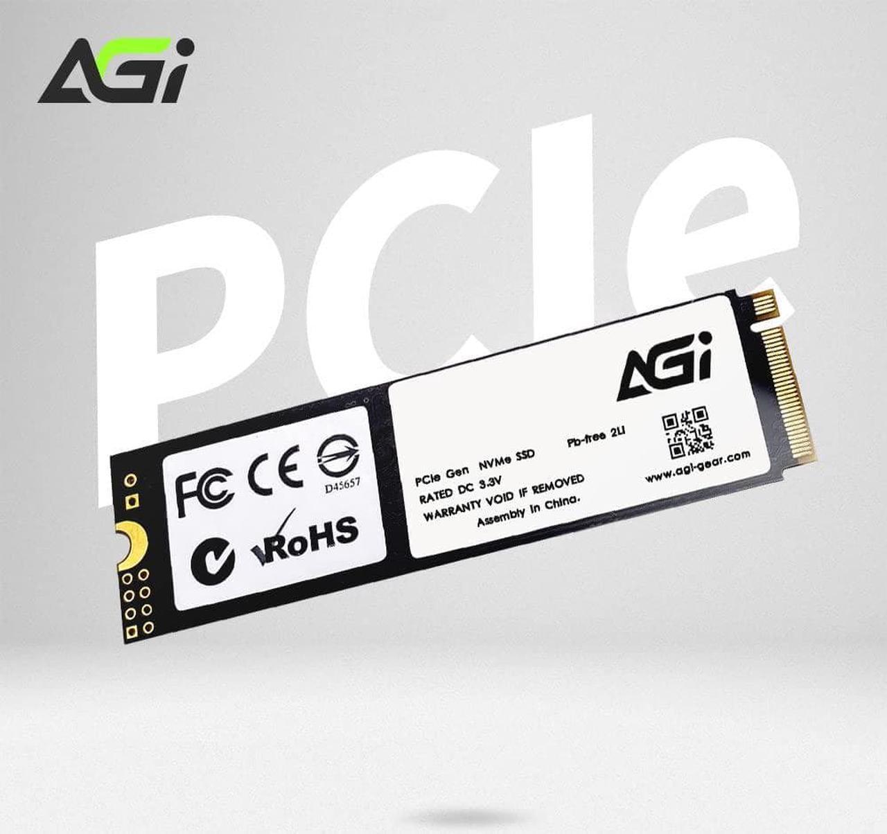 Alt view image 6 of 7 - AGI 1TB AI818 PCIe NVMe M.2 Gen4x4 SLC Cache 3D TLC NAND Flash Internal Solid State Drive SSD with Heat Sink (R/W Speed up to 5000/4500 MBs) Level up PC/Laptop Memory and Storage with Gen 4 Speed
