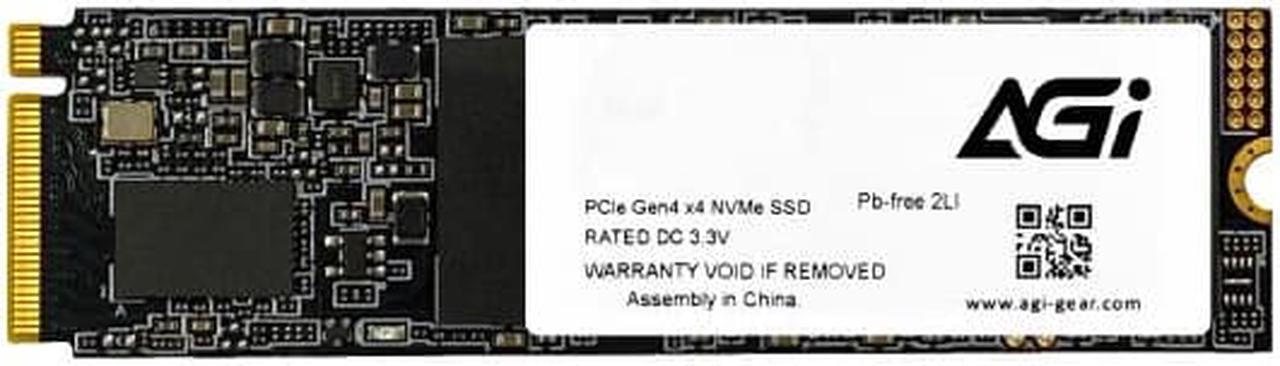 Main image of AGI 1TB AI818 PCIe NVMe M.2 Gen4x4 SLC Cache 3D TLC NAND Flash Internal Solid State Drive SSD with Heat Sink (R/W Speed up to 5000/4500 MBs) Level up PC/Laptop Memory and Storage with Gen 4 Speed
