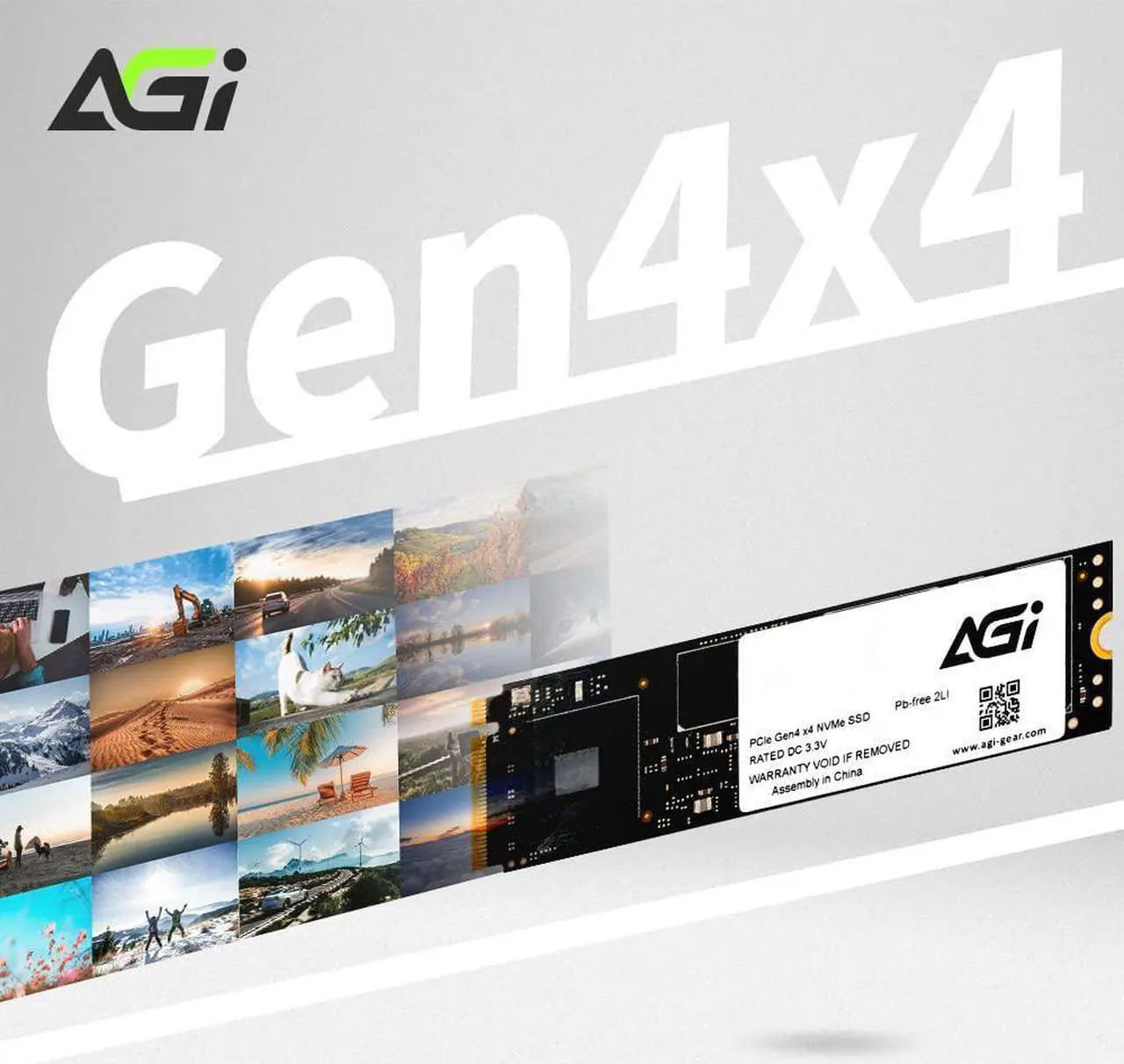 Alt view image 7 of 7 - AGI 1TB AI838 PCIe NVMe M.2 Gen4x4 DRAM Cache 3D TLC NAND Flash Internal Solid State Drive SSD with Heat Sink (R/W Speed up to 7400/5500 MBs) Level up PC/Laptop Memory and Storage with Gen 4 Speed