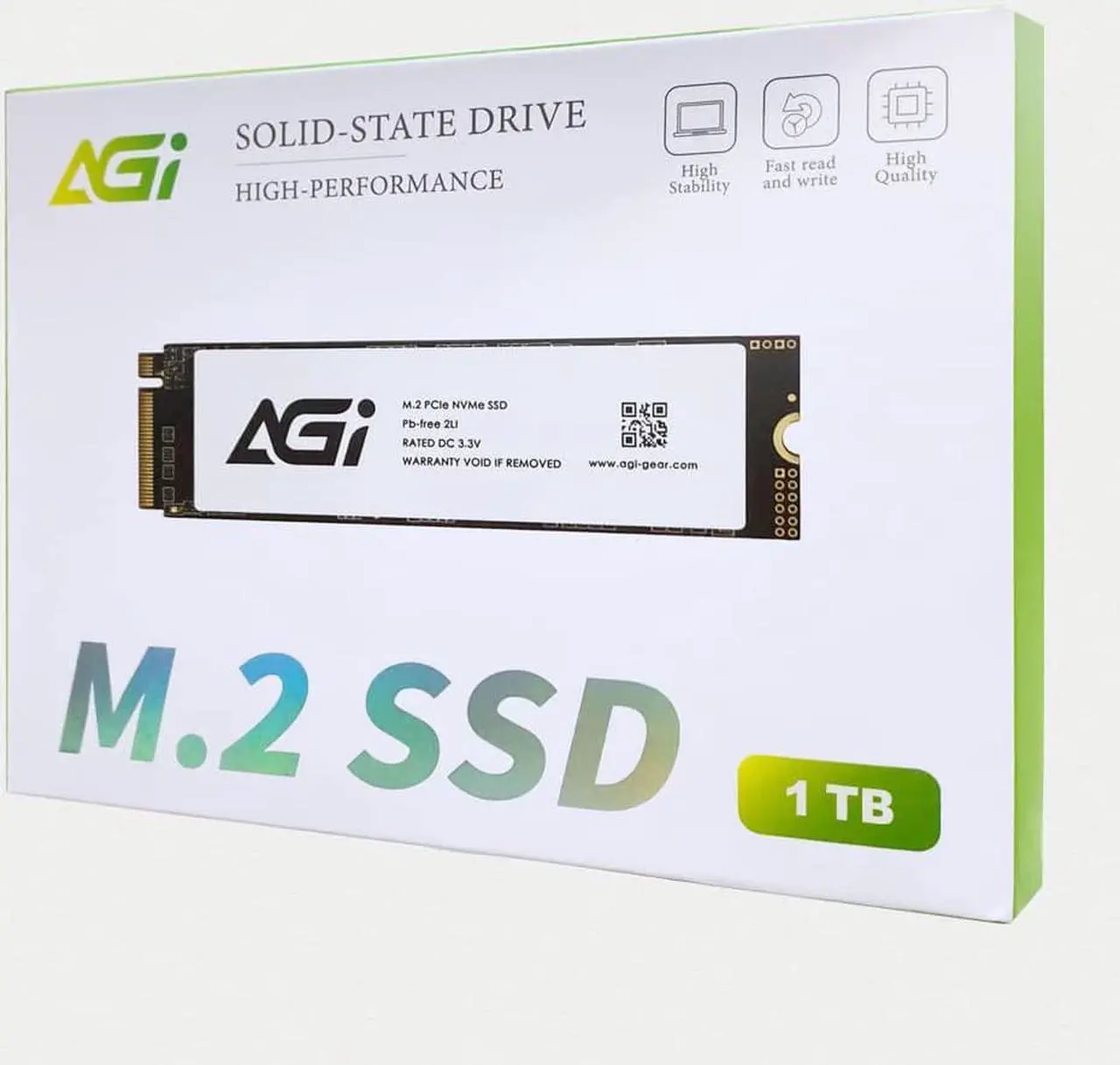 Alt view image 3 of 7 - AGI 1TB AI838 PCIe NVMe M.2 Gen4x4 DRAM Cache 3D TLC NAND Flash Internal Solid State Drive SSD with Heat Sink (R/W Speed up to 7400/5500 MBs) Level up PC/Laptop Memory and Storage with Gen 4 Speed