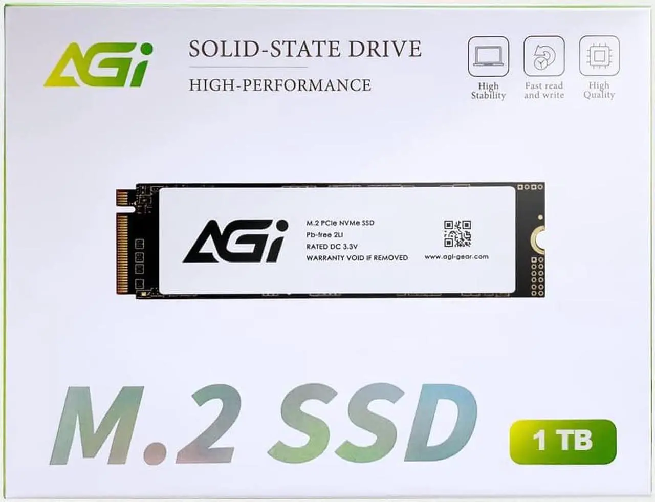 Alt view image 2 of 7 - AGI 1TB AI838 PCIe NVMe M.2 Gen4x4 DRAM Cache 3D TLC NAND Flash Internal Solid State Drive SSD with Heat Sink (R/W Speed up to 7400/5500 MBs) Level up PC/Laptop Memory and Storage with Gen 4 Speed